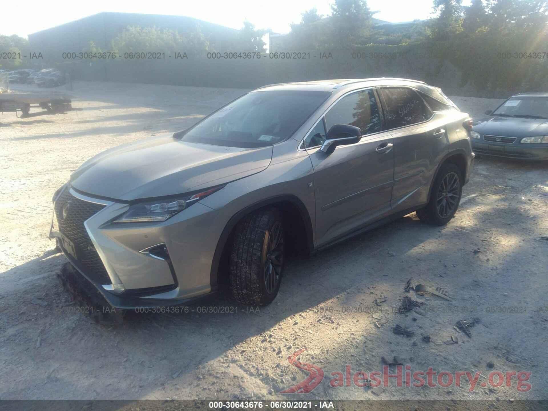 2T2BZMCA9KC180836 2019 LEXUS RX