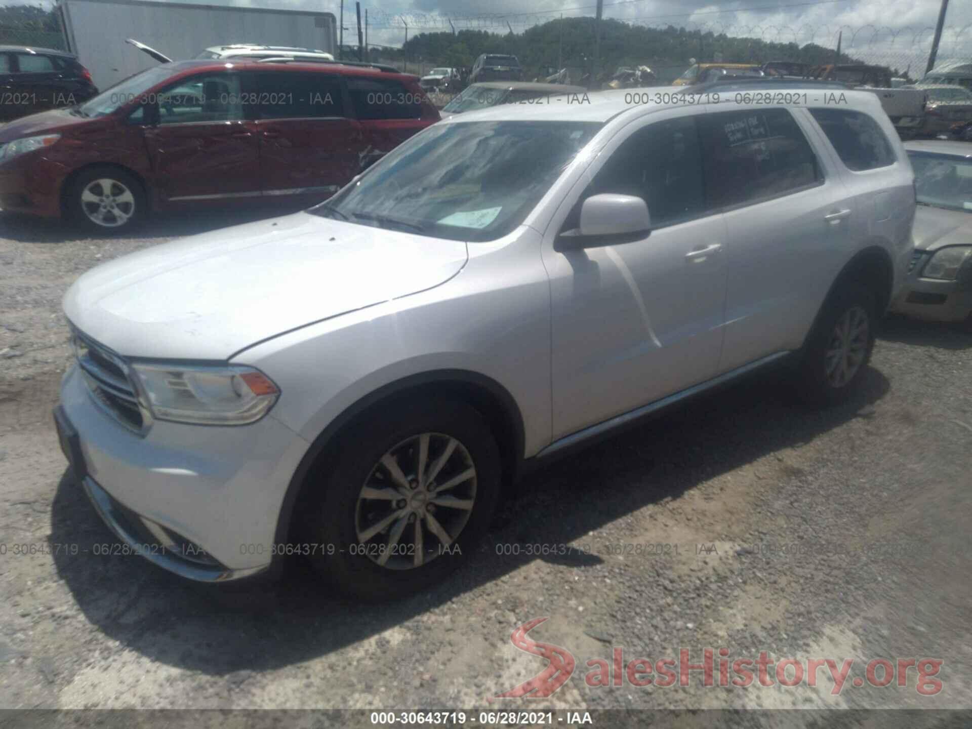 1C4RDJAGXGC486290 2016 DODGE DURANGO