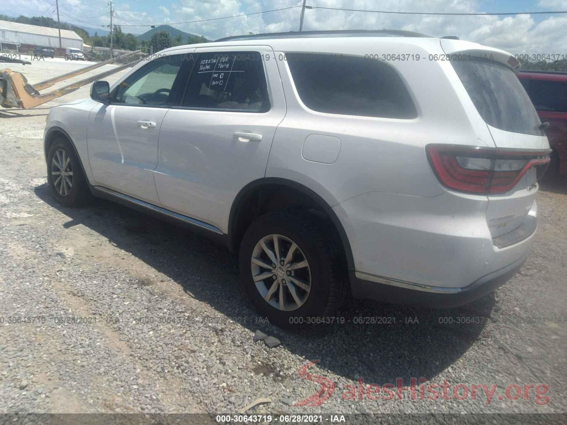 1C4RDJAGXGC486290 2016 DODGE DURANGO