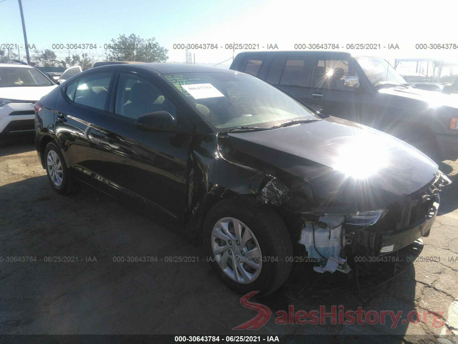 5NPD74LF7JH237741 2018 HYUNDAI ELANTRA