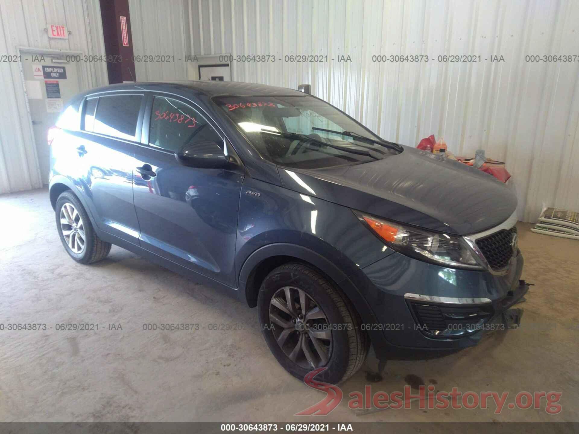 KNDPBCAC1G7821886 2016 KIA SPORTAGE