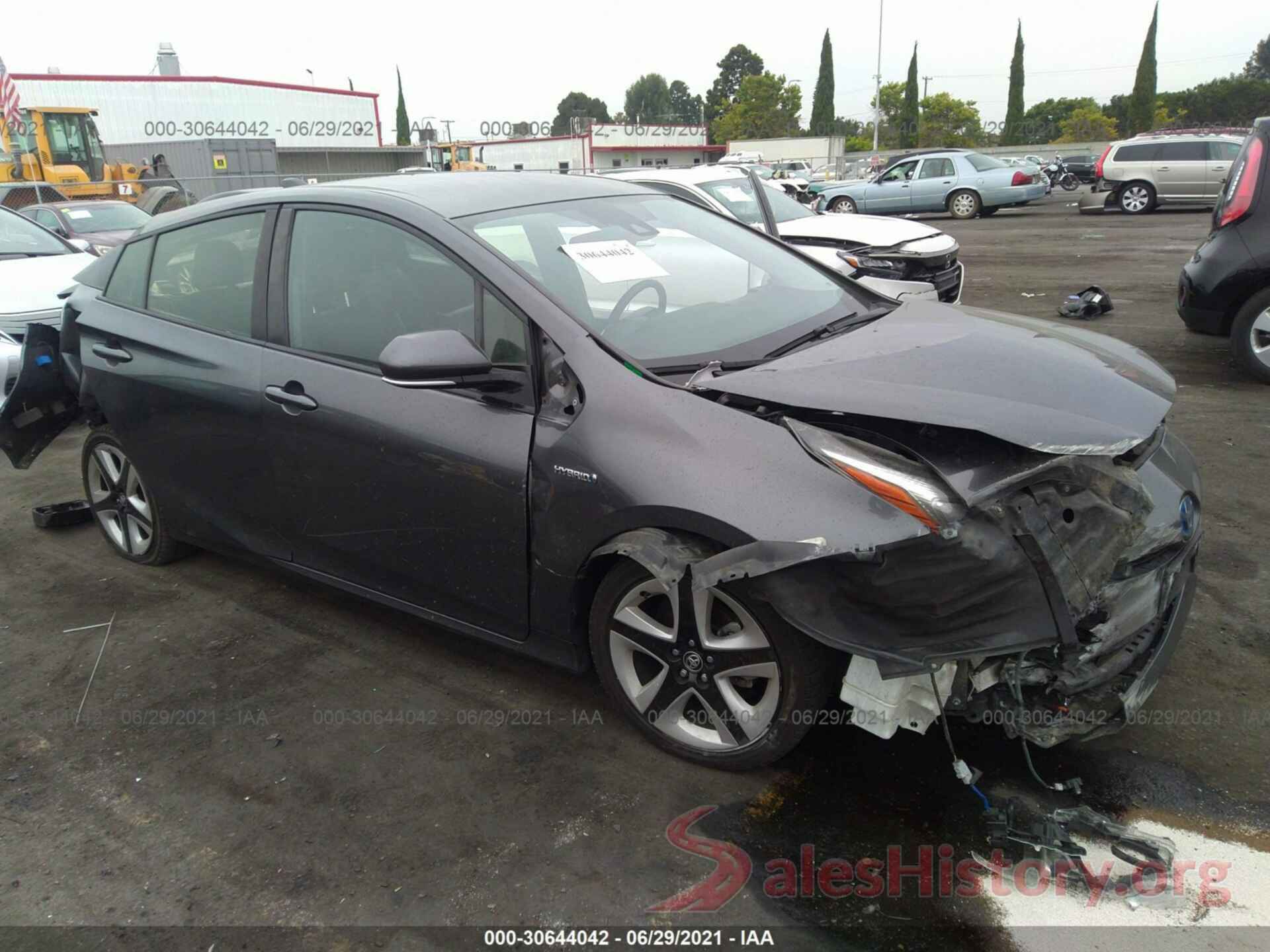 JTDKARFU0G3023095 2016 TOYOTA PRIUS