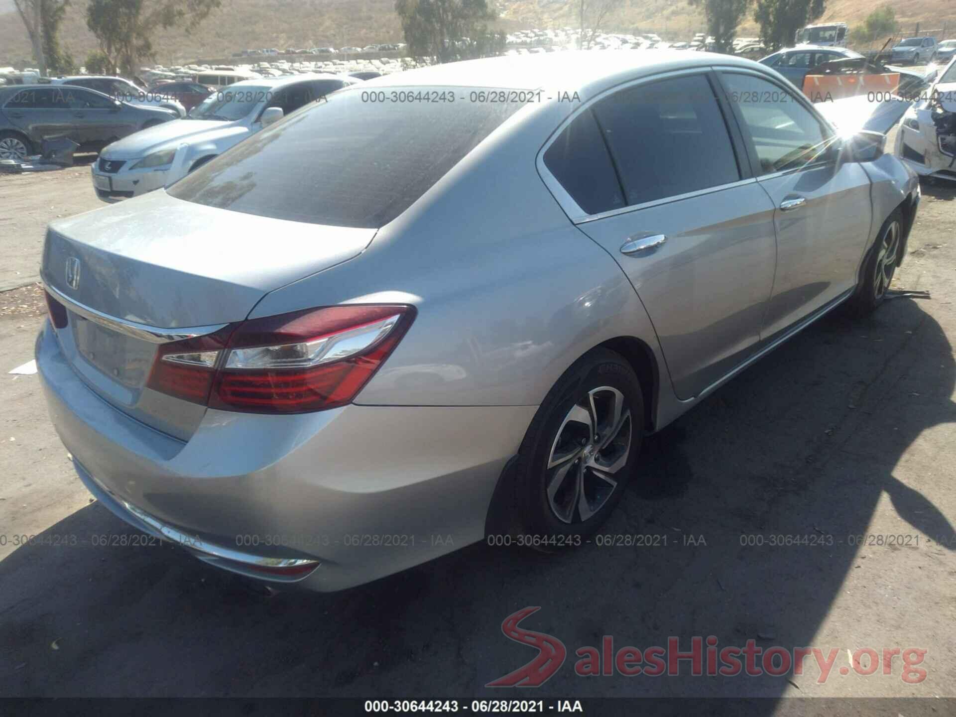 1HGCR2F31GA109119 2016 HONDA ACCORD SEDAN