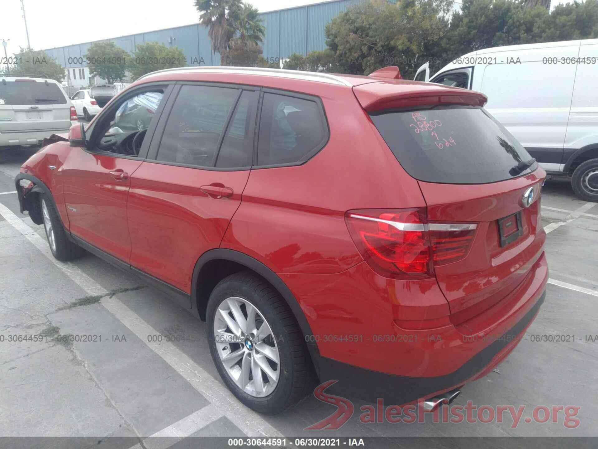 5UXWX9C51H0T09018 2017 BMW X3