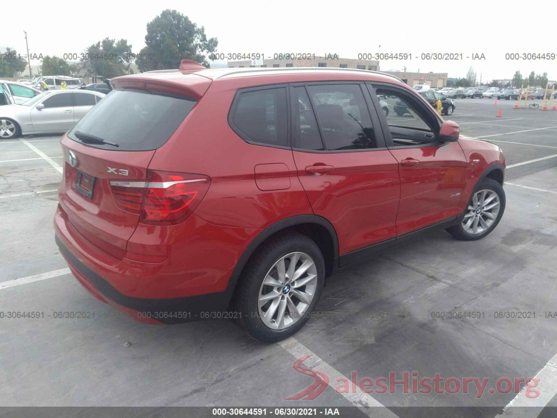 5UXWX9C51H0T09018 2017 BMW X3