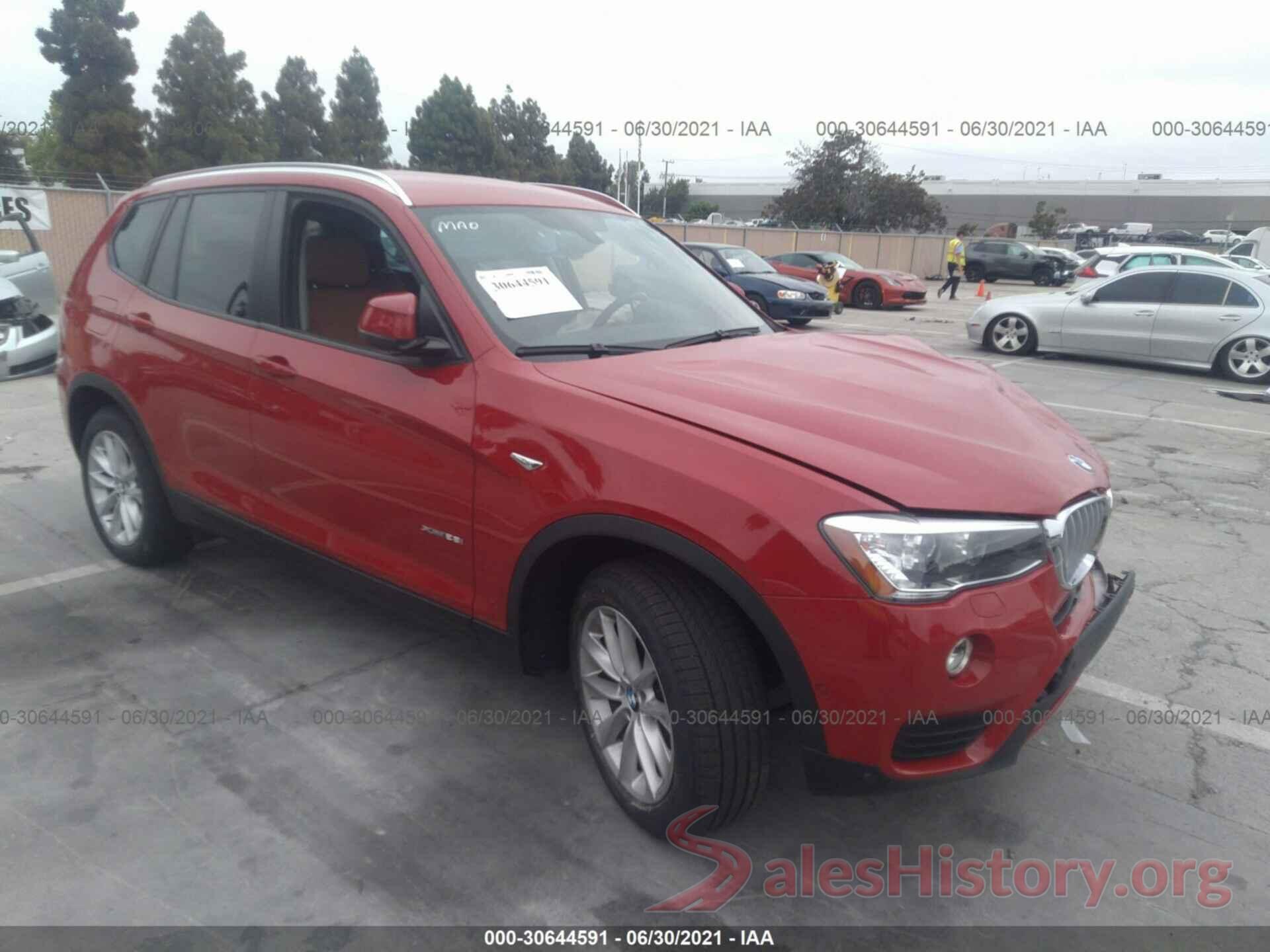 5UXWX9C51H0T09018 2017 BMW X3