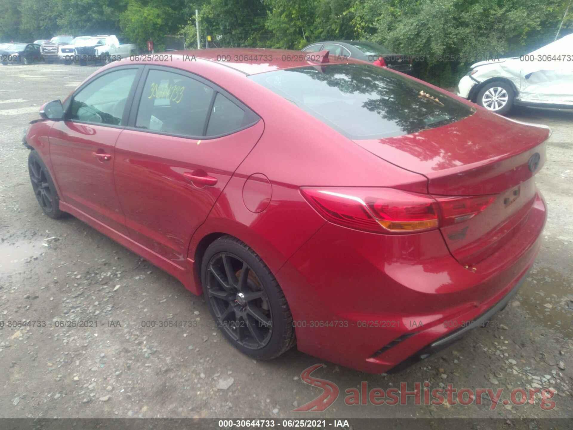 KMHD04LB7HU364681 2017 HYUNDAI ELANTRA