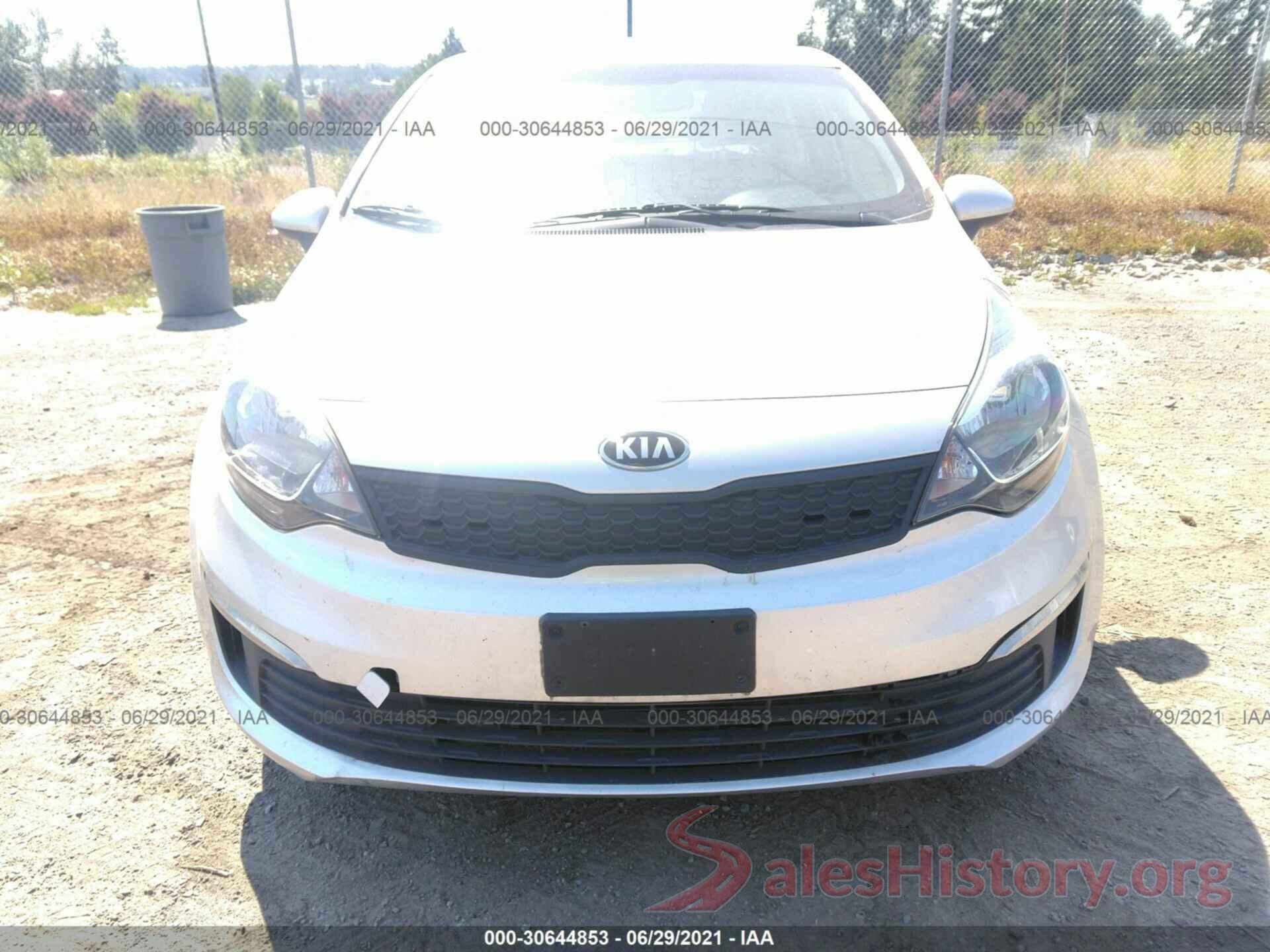 KNADM4A36G6558932 2016 KIA RIO