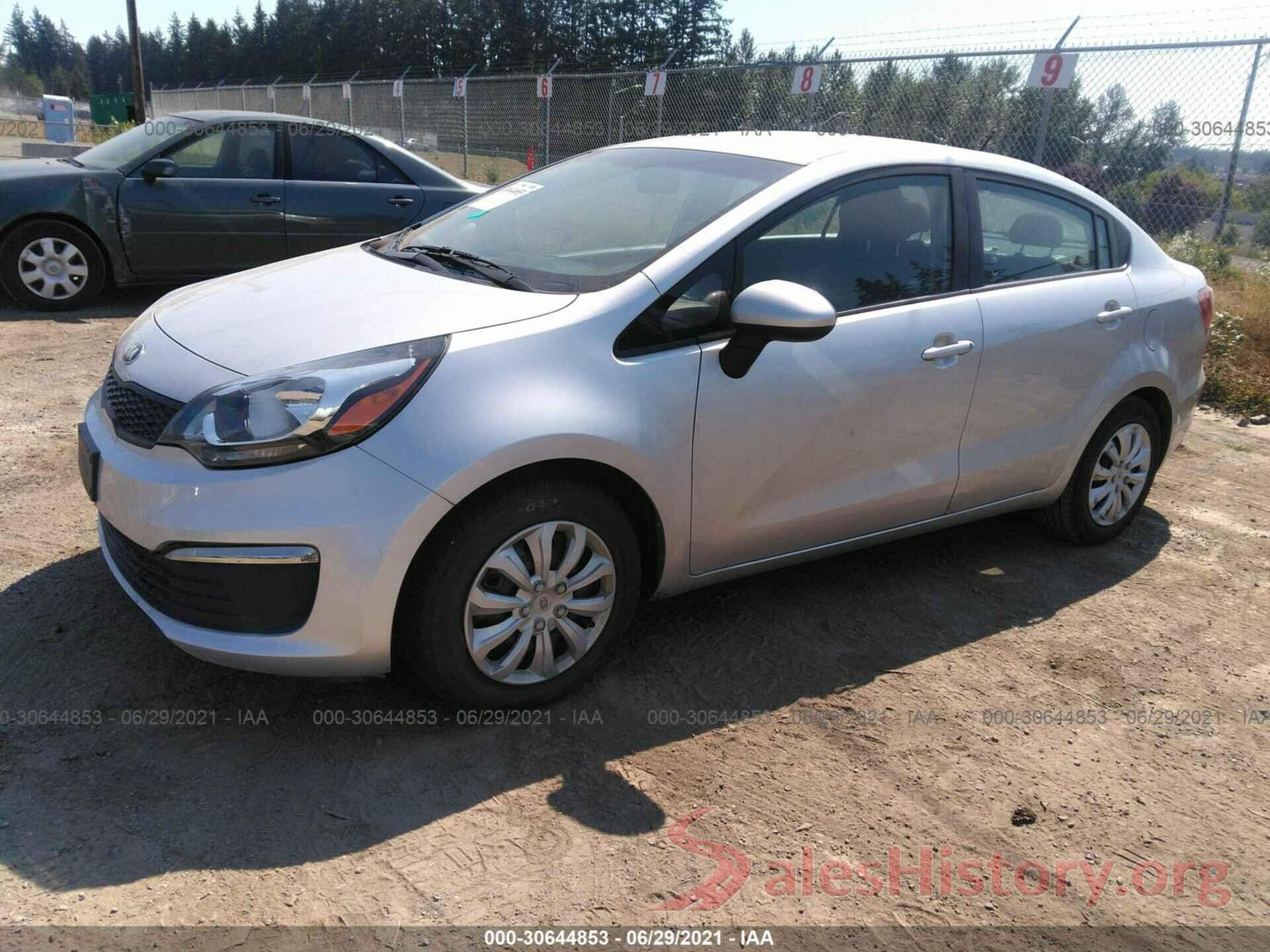 KNADM4A36G6558932 2016 KIA RIO