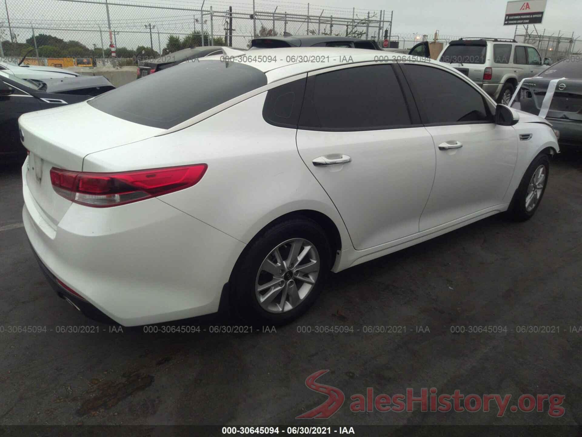 KNAGT4L3XG5069842 2016 KIA OPTIMA