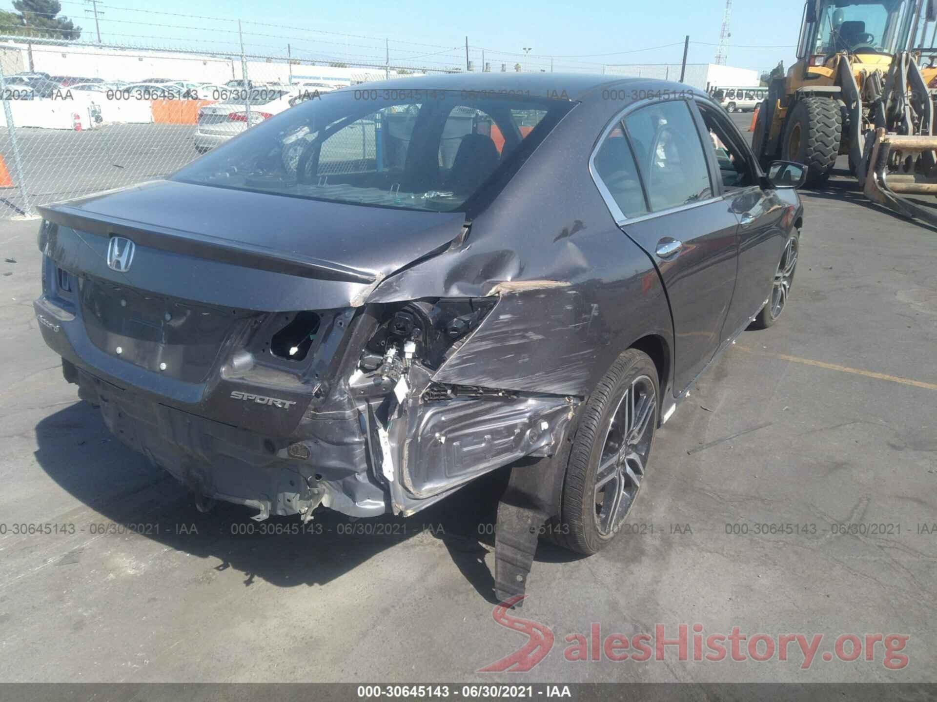 1HGCR2F50HA263209 2017 HONDA ACCORD SEDAN