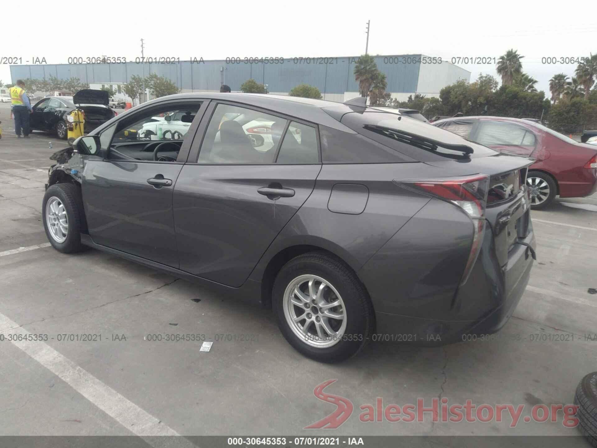 JTDKBRFU2G3011687 2016 TOYOTA PRIUS