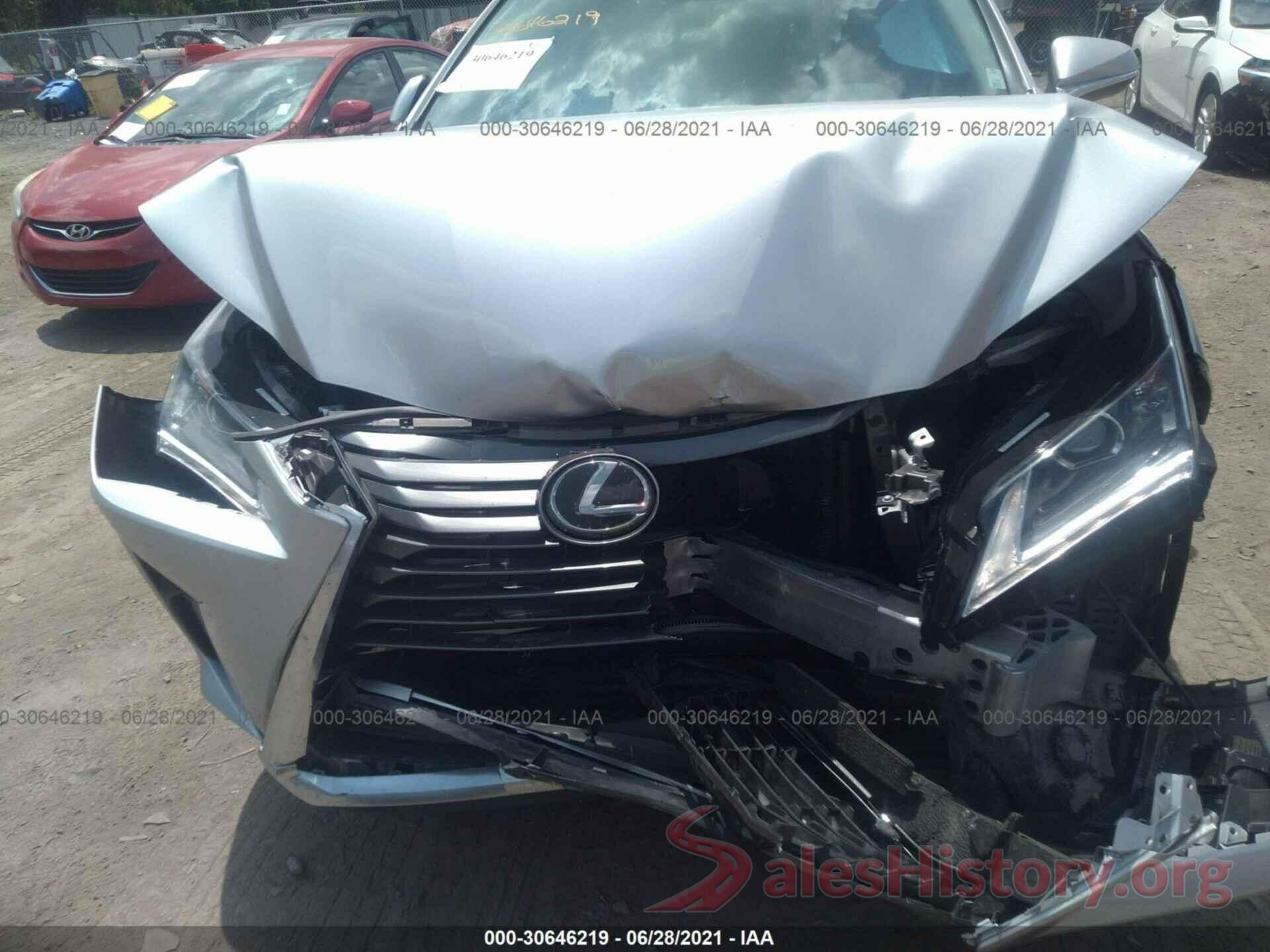 2T2BZMCA5KC194054 2019 LEXUS RX