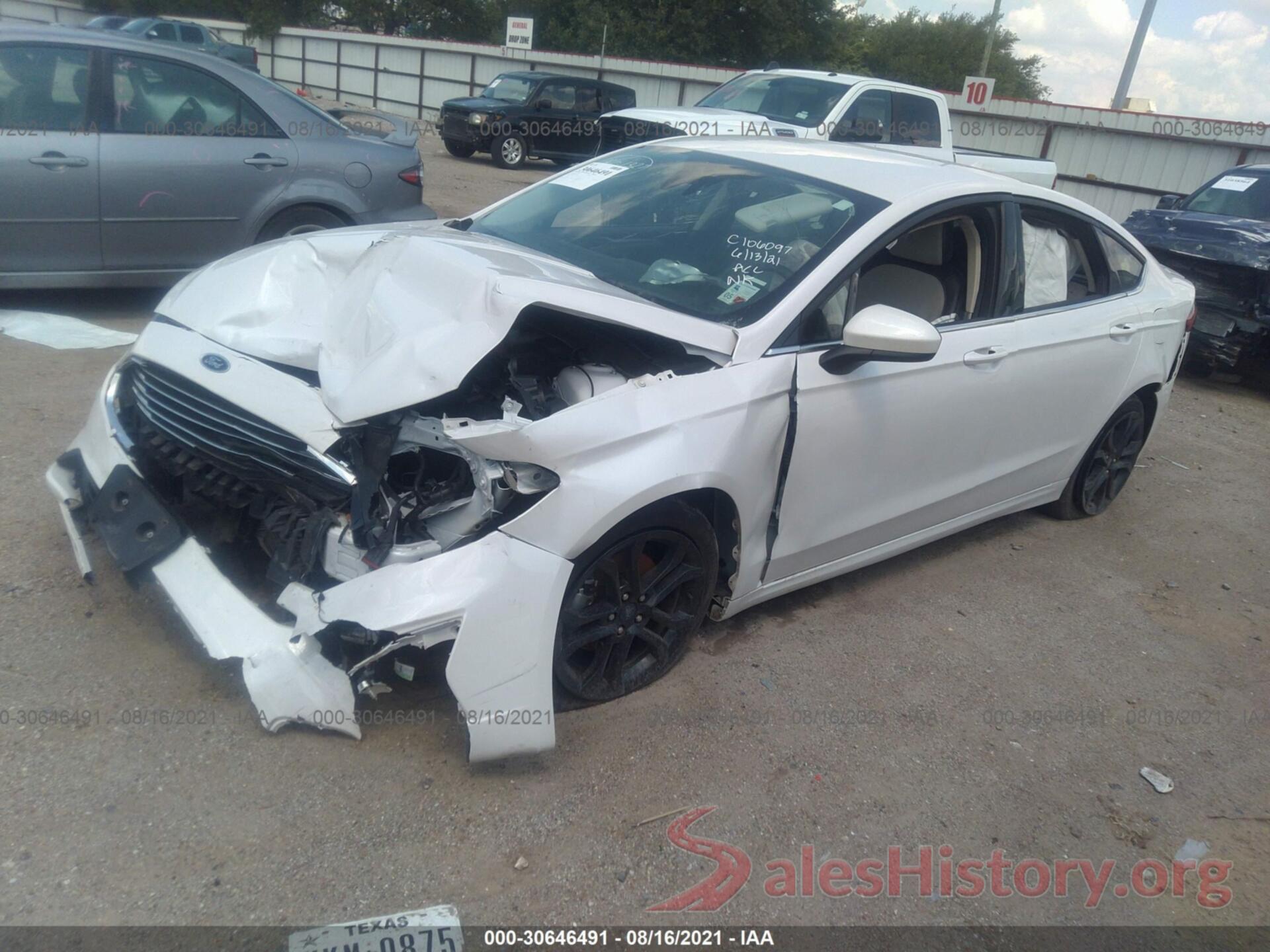 3FA6P0HD9KR193674 2019 FORD FUSION