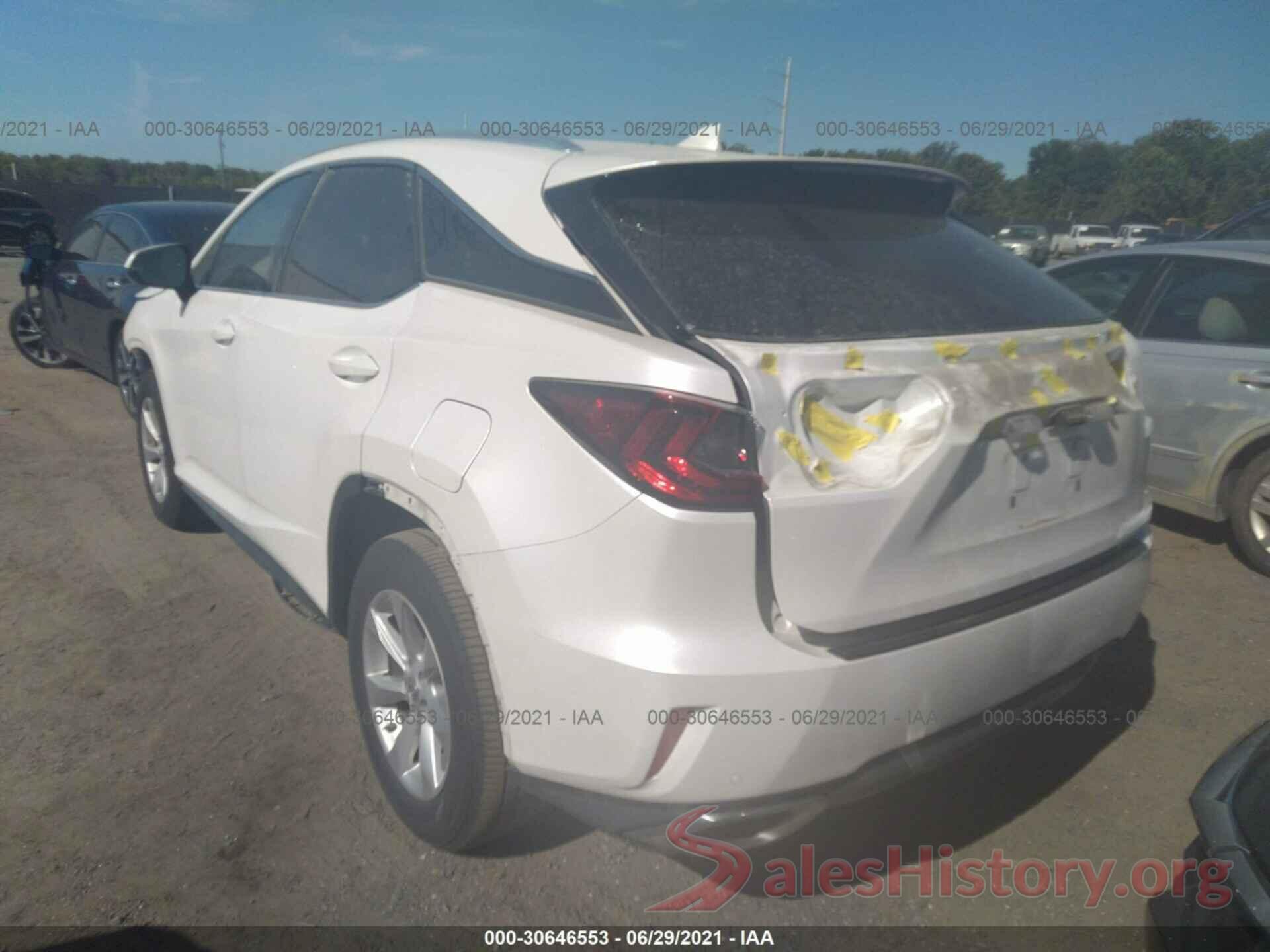 2T2BZMCA0HC129315 2017 LEXUS RX