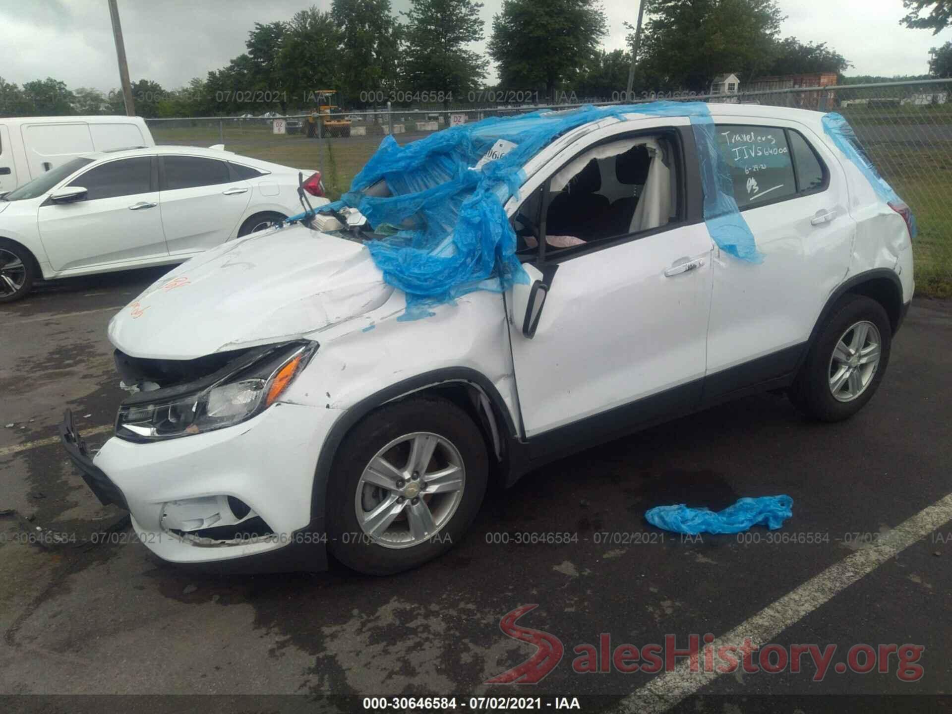 3GNCJKSB2KL371825 2019 CHEVROLET TRAX