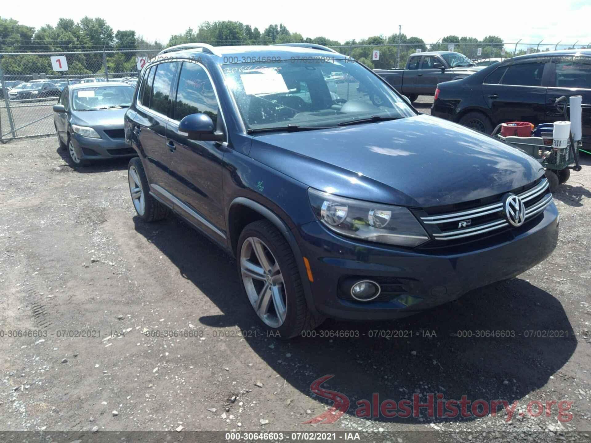 WVGAV7AX8GW519603 2016 VOLKSWAGEN TIGUAN