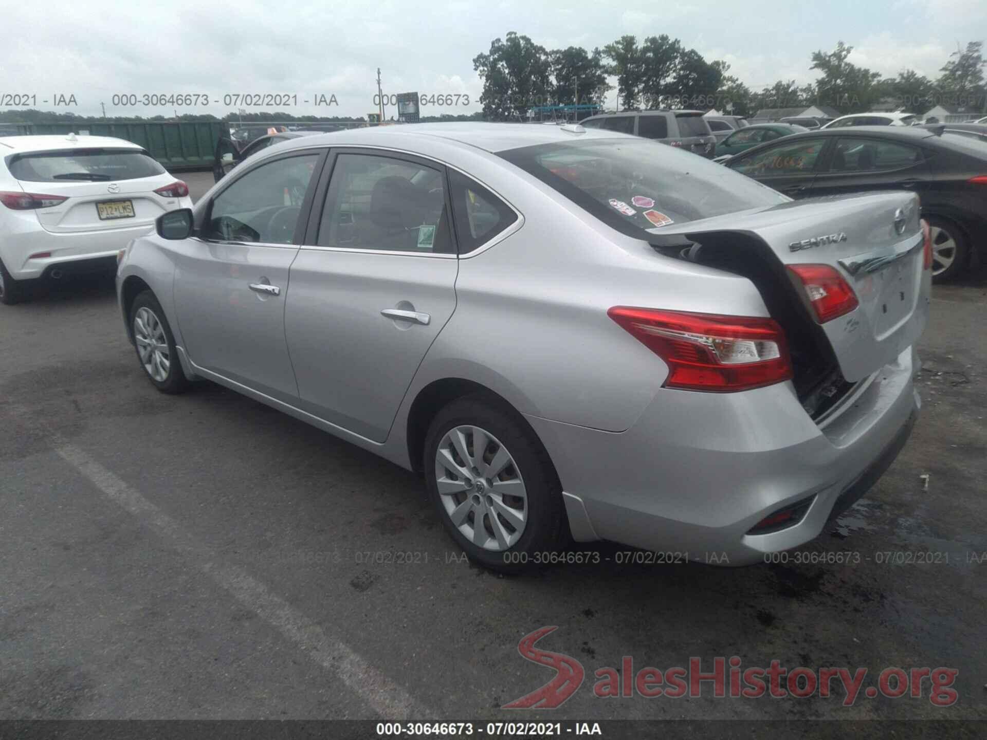 3N1AB7APXGL660274 2016 NISSAN SENTRA