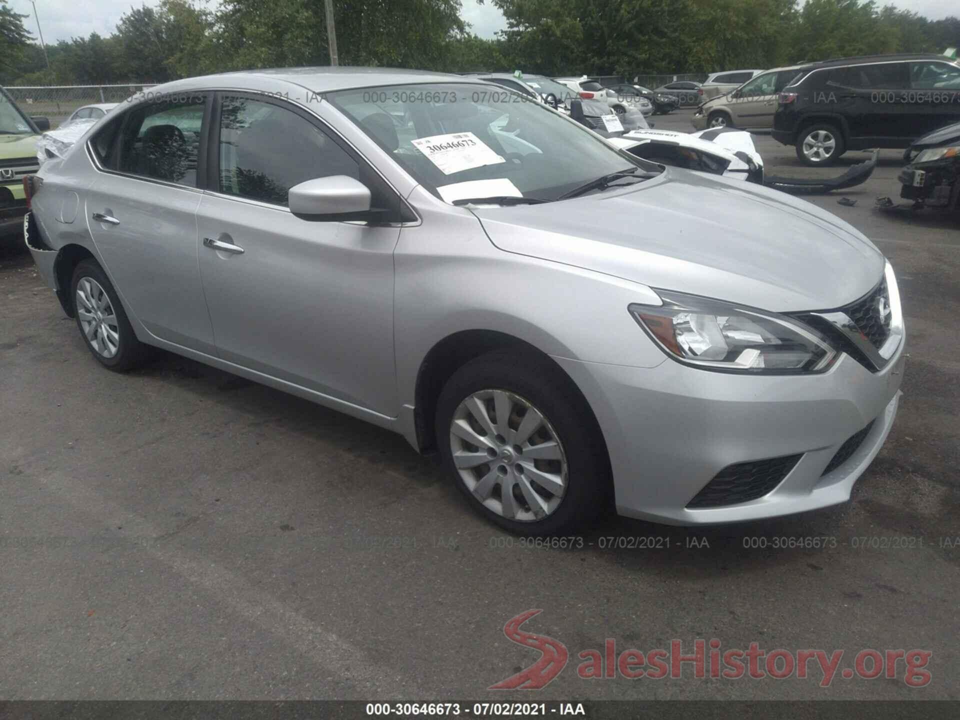 3N1AB7APXGL660274 2016 NISSAN SENTRA