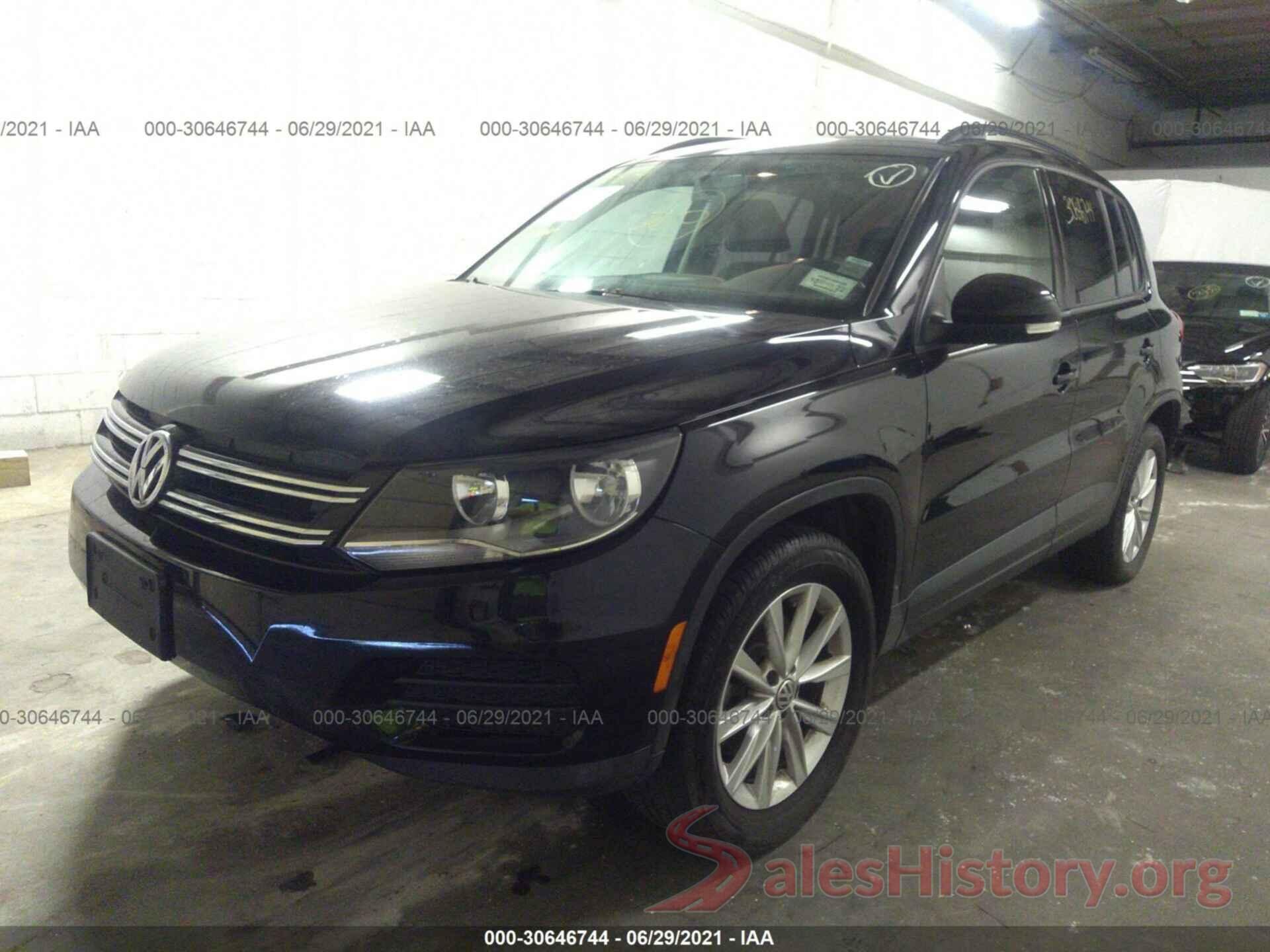 WVGBV7AX5HK050435 2017 VOLKSWAGEN TIGUAN