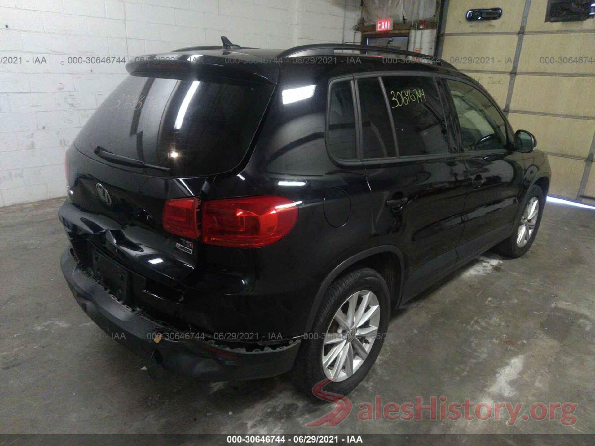 WVGBV7AX5HK050435 2017 VOLKSWAGEN TIGUAN