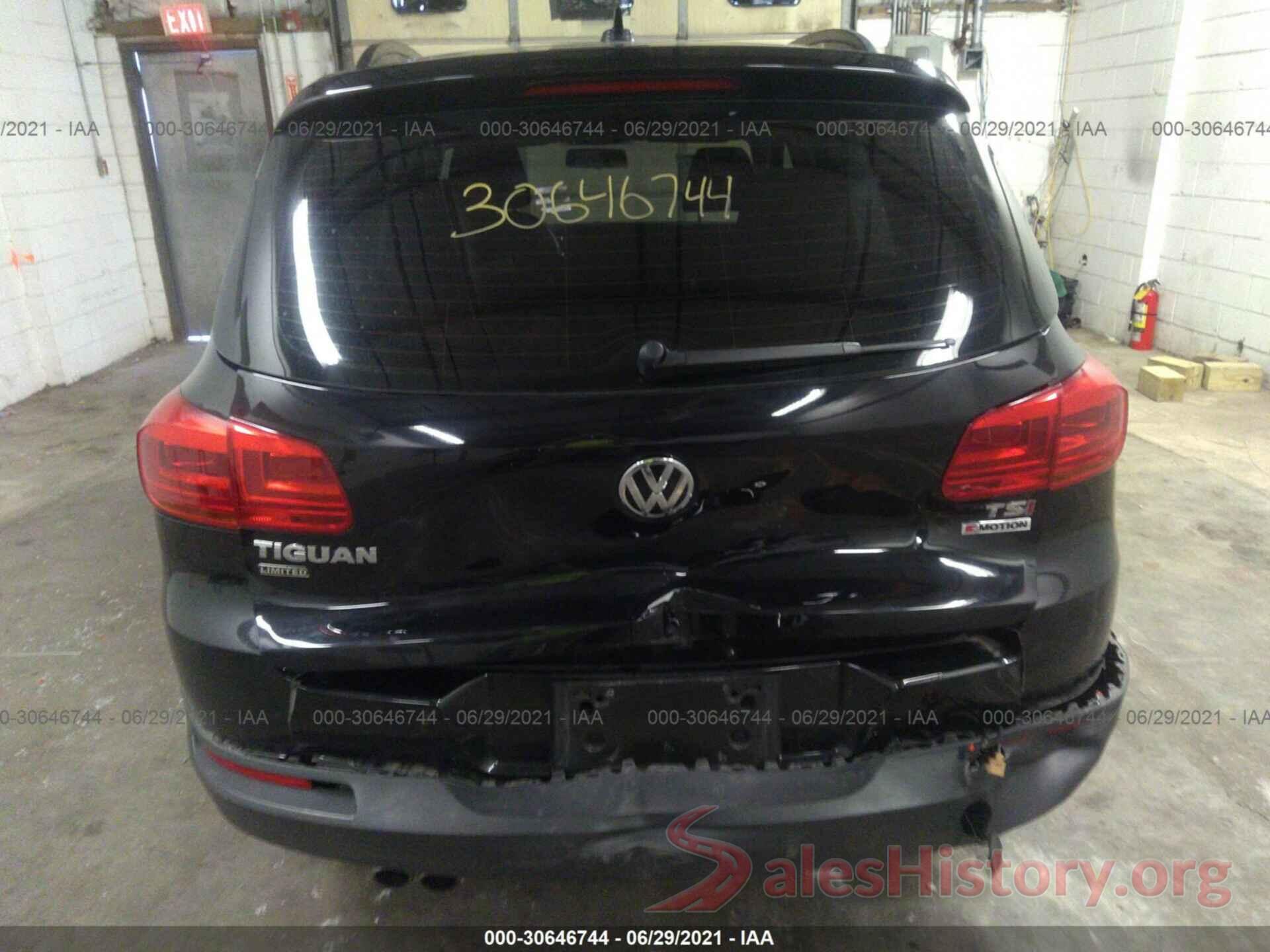 WVGBV7AX5HK050435 2017 VOLKSWAGEN TIGUAN