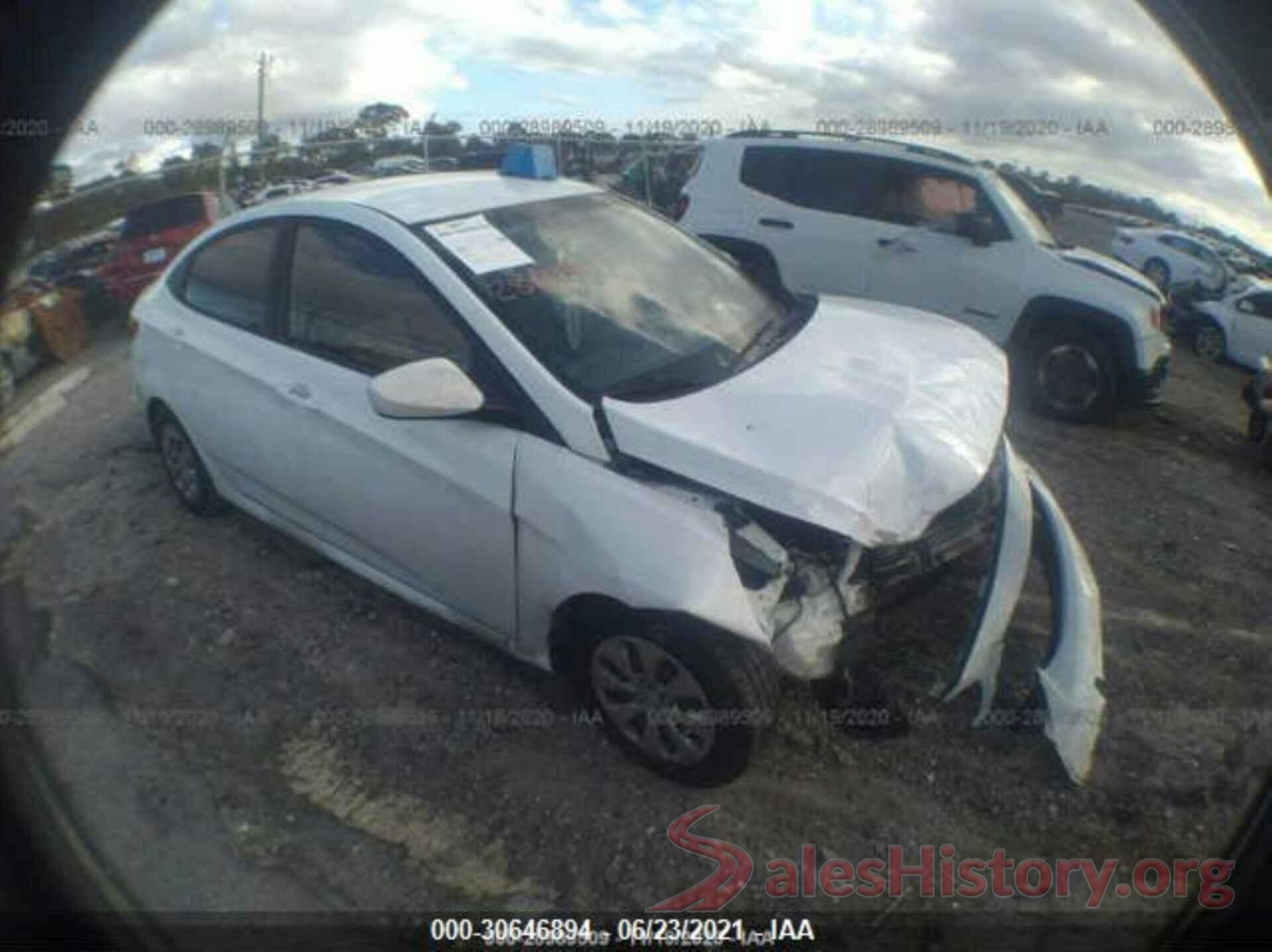 KMHCT4AEXGU136379 2016 HYUNDAI ACCENT