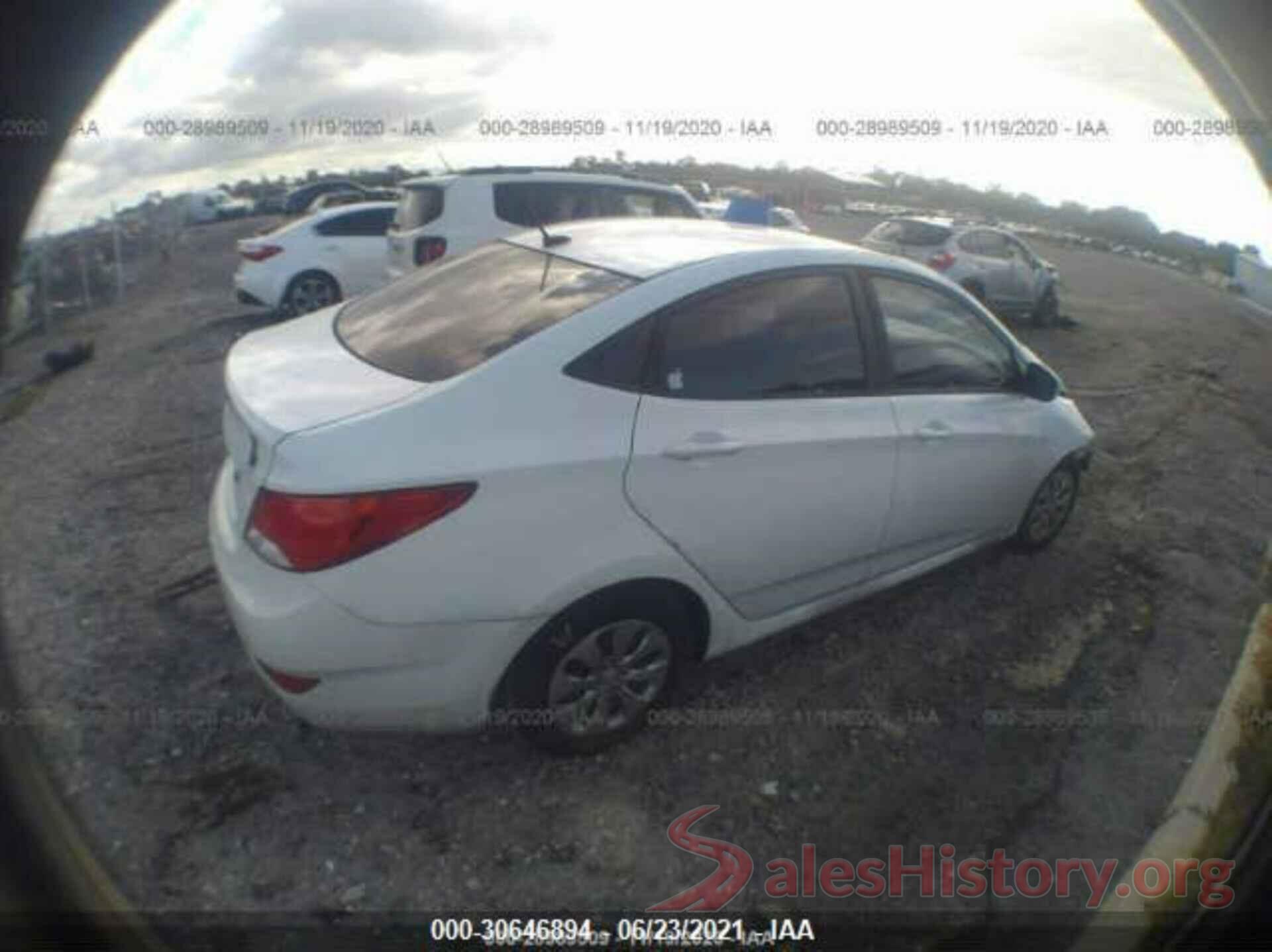 KMHCT4AEXGU136379 2016 HYUNDAI ACCENT