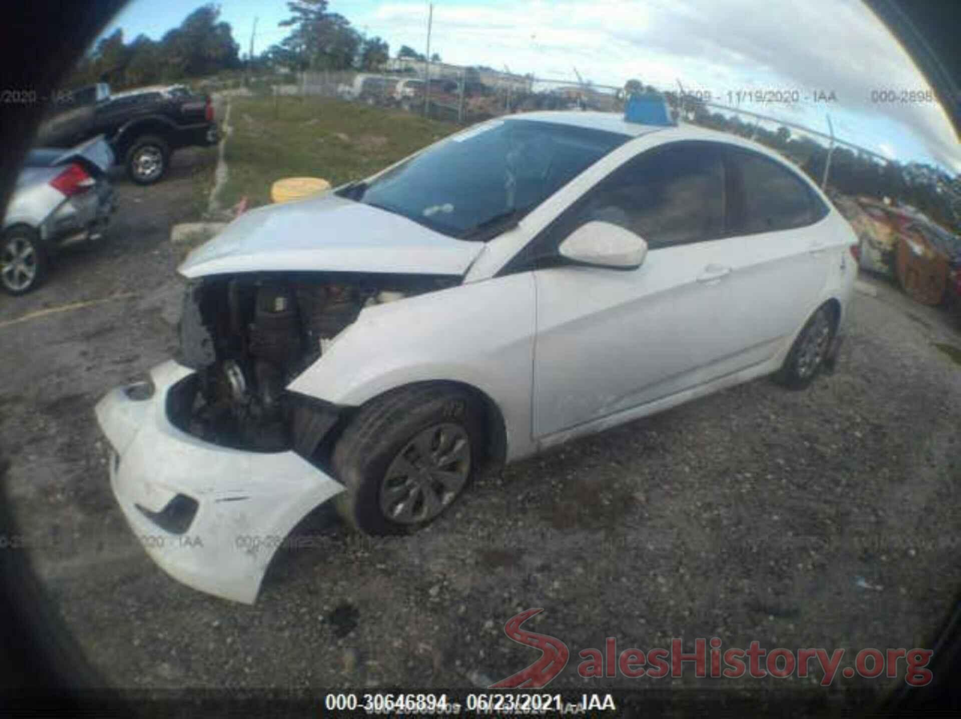 KMHCT4AEXGU136379 2016 HYUNDAI ACCENT