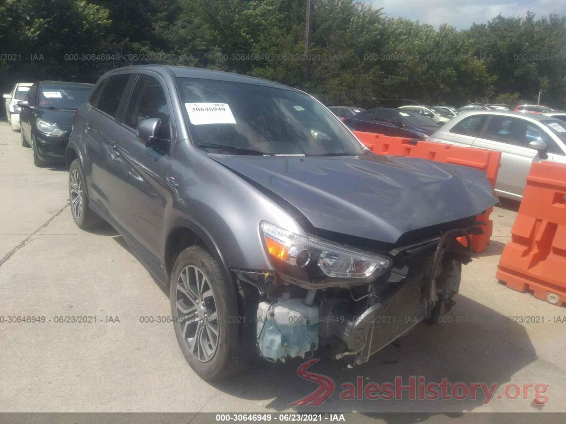 JA4AP3AU1JZ006884 2018 MITSUBISHI OUTLANDER SPORT