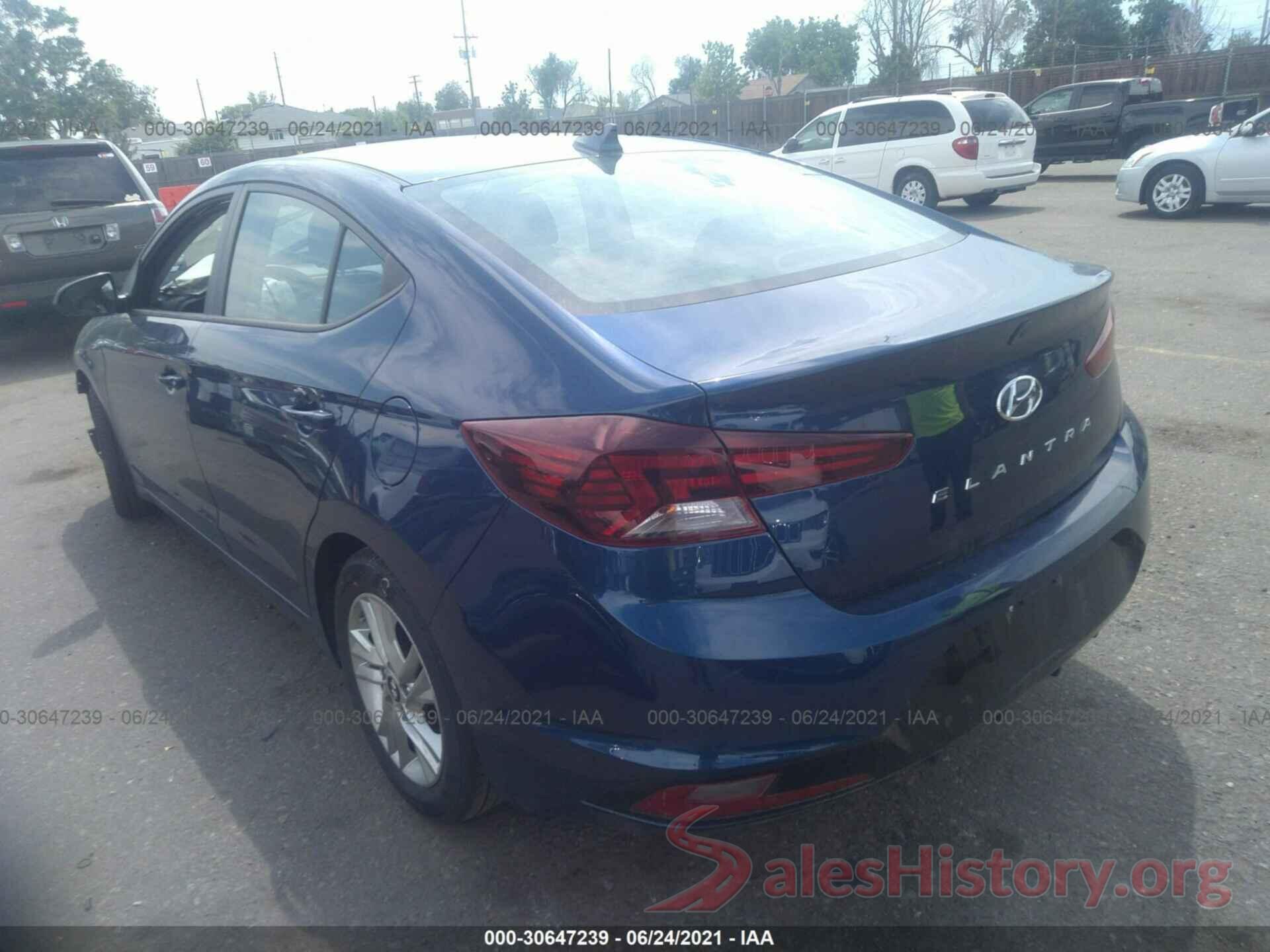 5NPD84LF6LH581206 2020 HYUNDAI ELANTRA