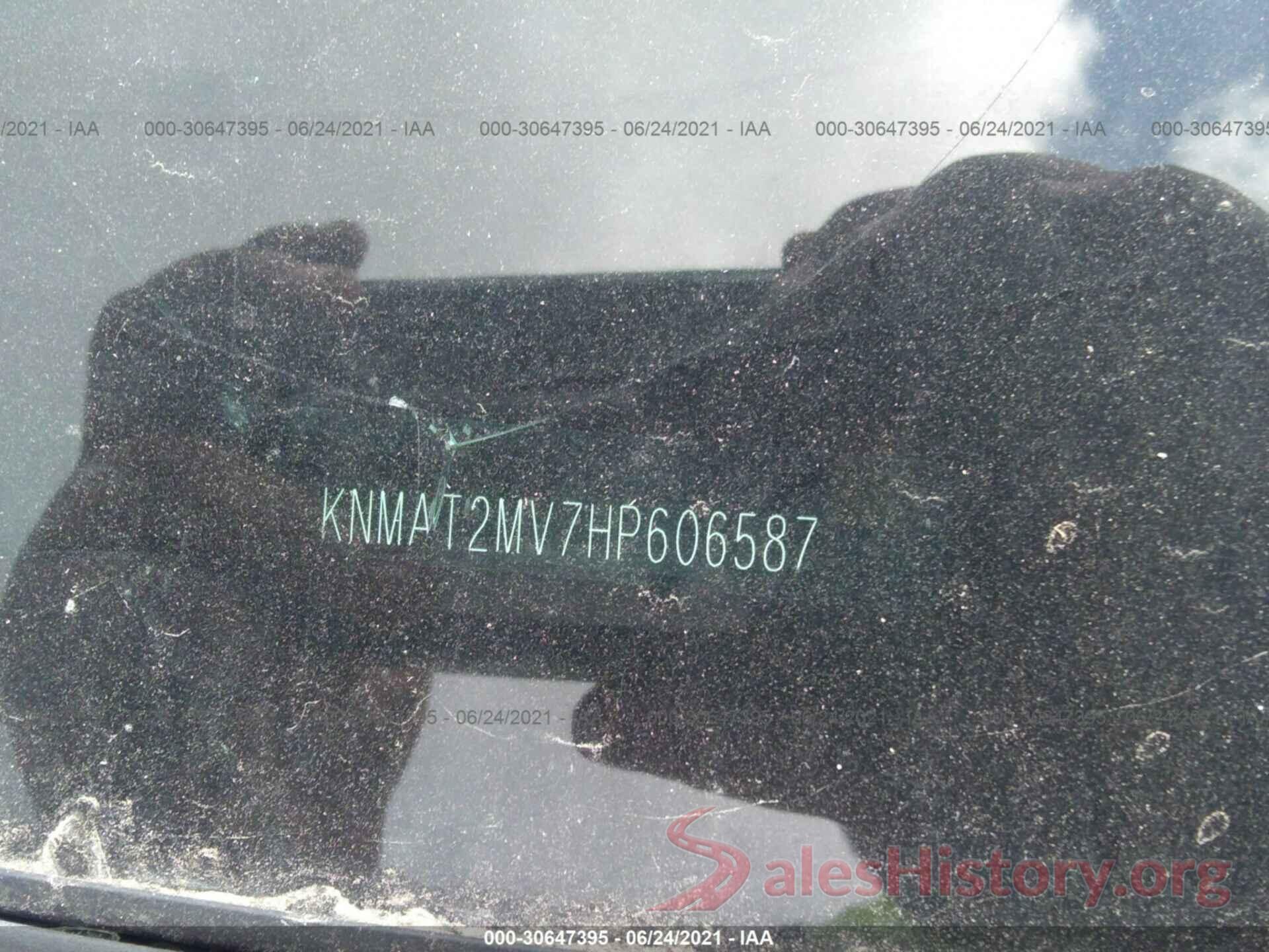 KNMAT2MV7HP606587 2017 NISSAN ROGUE