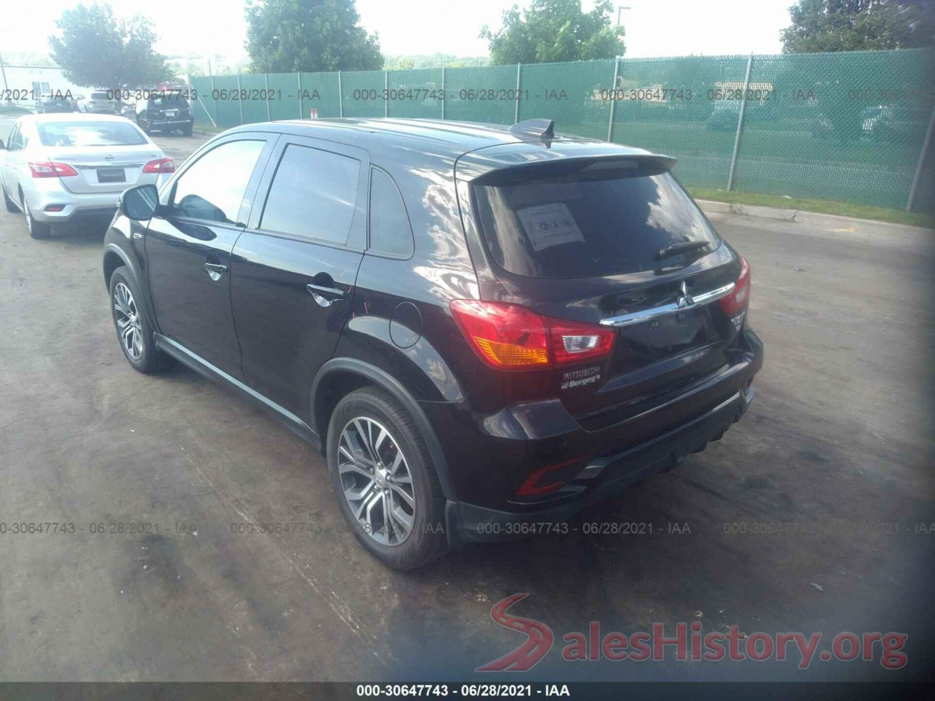 JA4AR3AWXJZ018558 2018 MITSUBISHI OUTLANDER SPORT