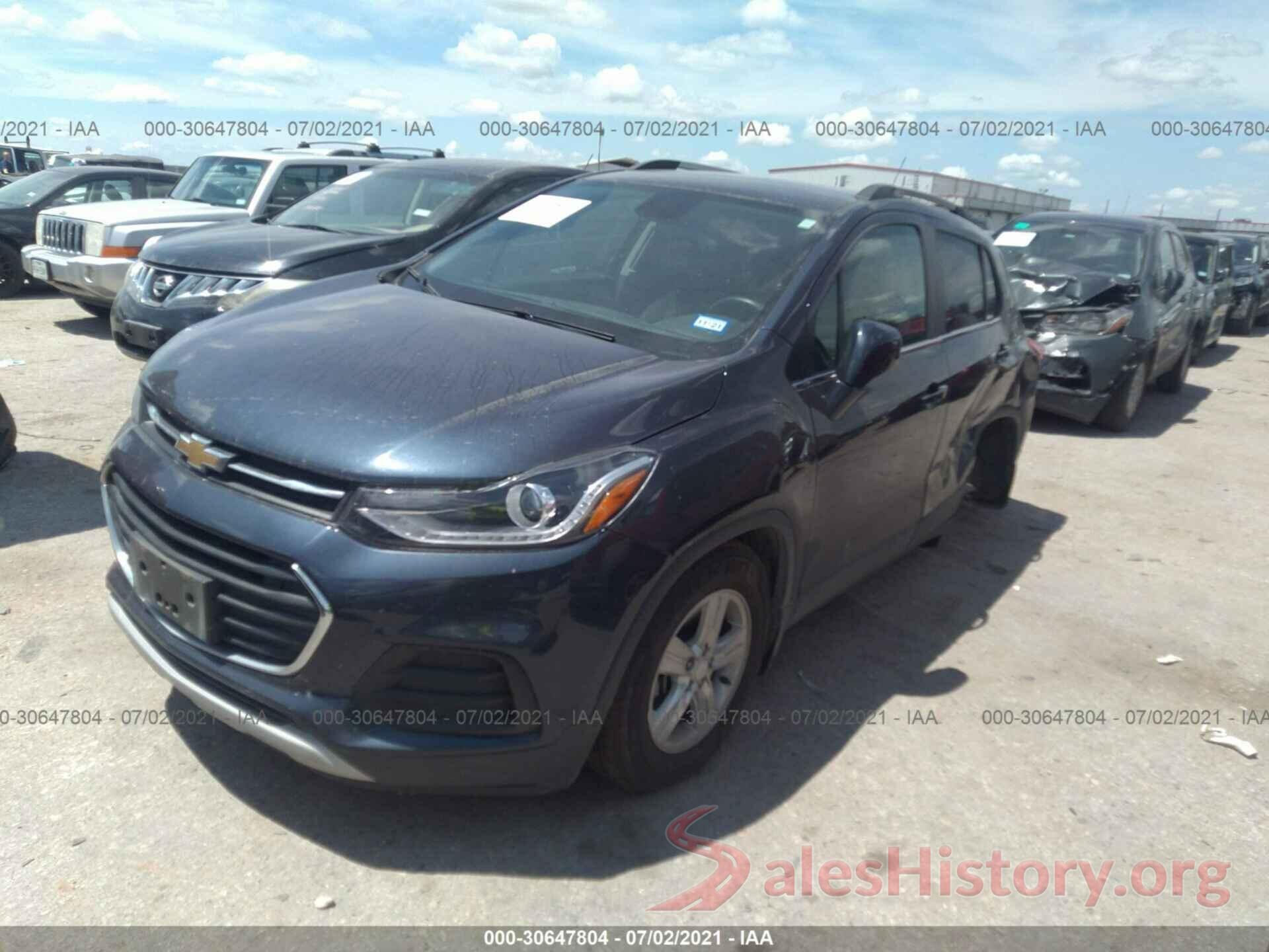 3GNCJLSB1KL154692 2019 CHEVROLET TRAX