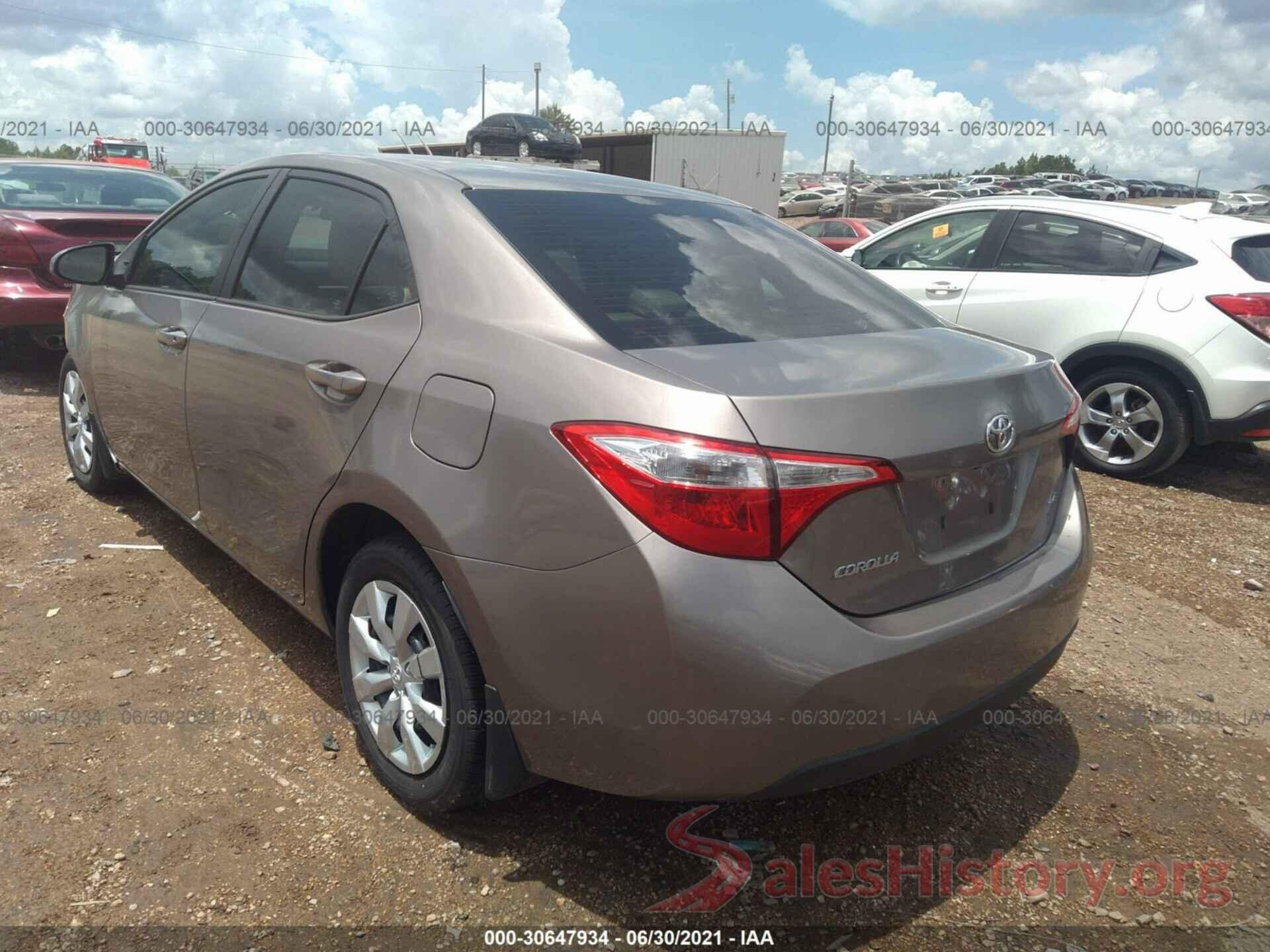 5YFBURHE4GP412312 2016 TOYOTA COROLLA