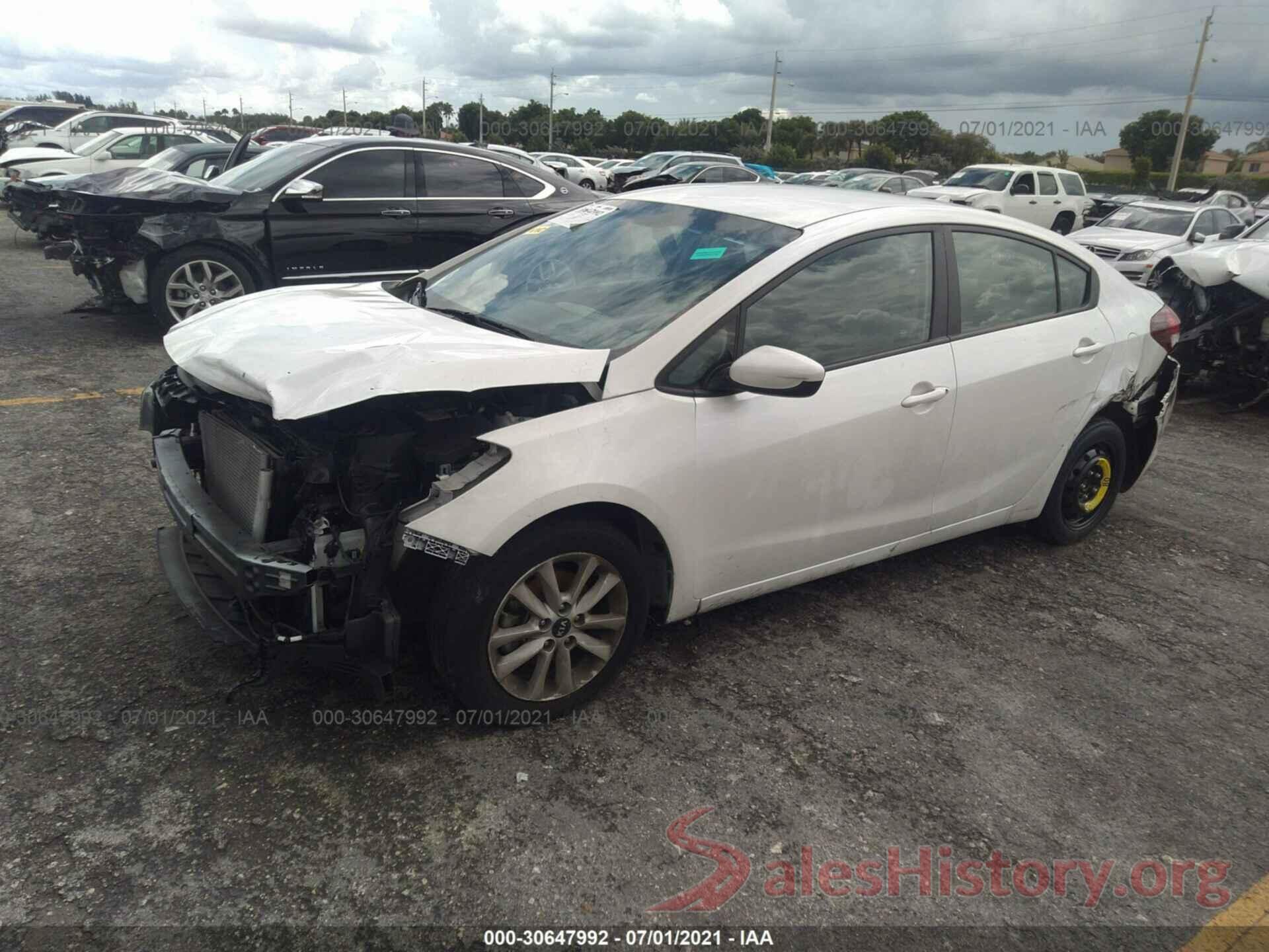 3KPFL4A73HE128417 2017 KIA FORTE