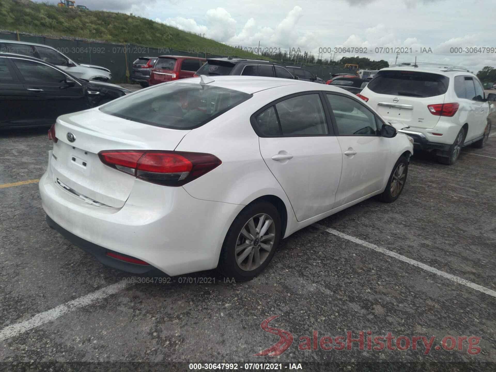 3KPFL4A73HE128417 2017 KIA FORTE