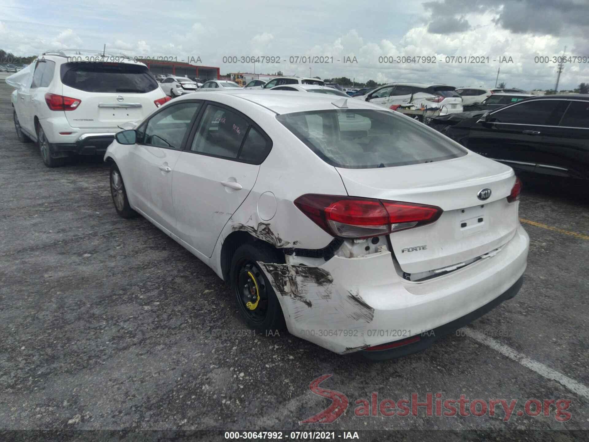 3KPFL4A73HE128417 2017 KIA FORTE