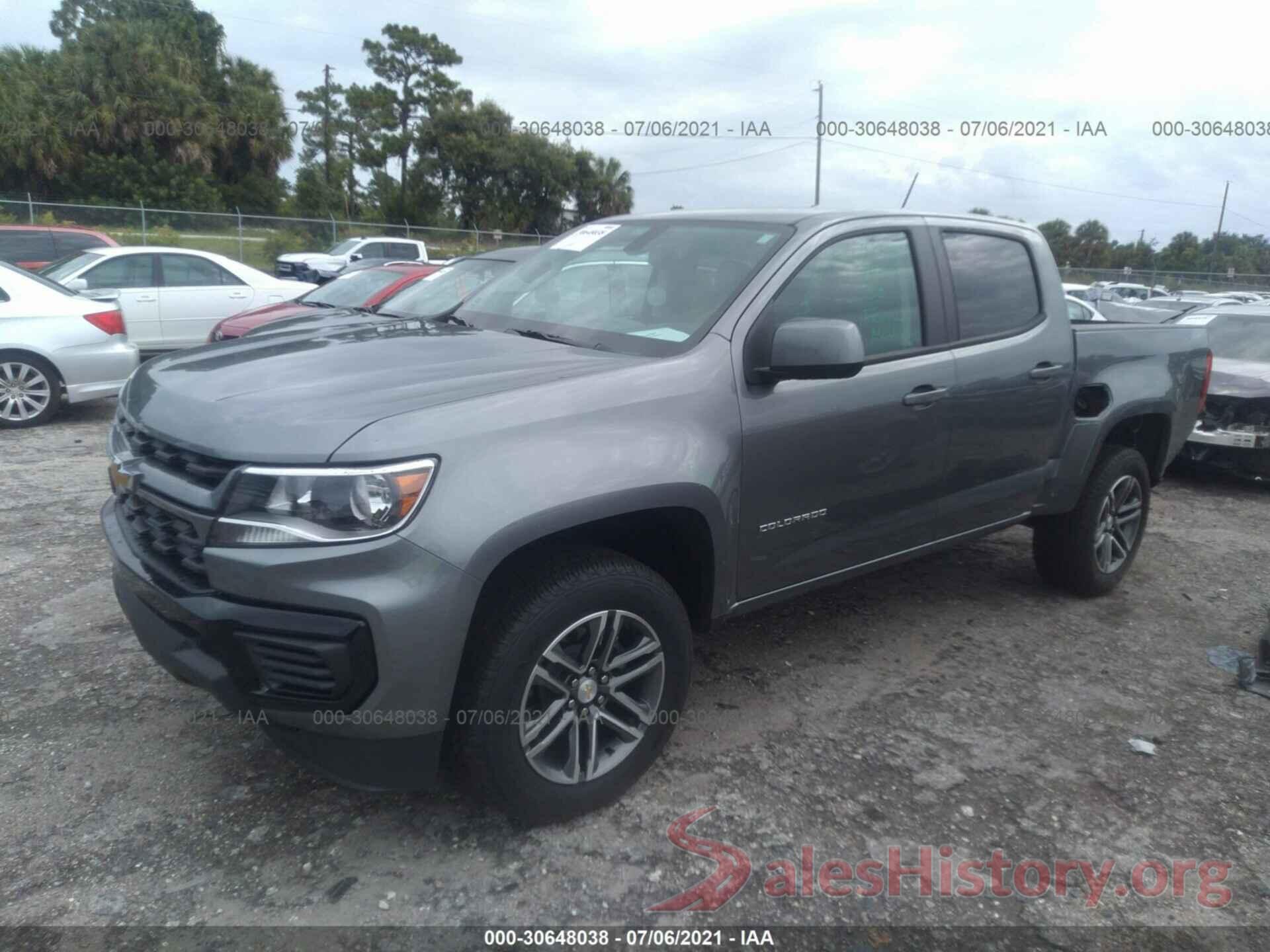 1GCGSBEN1M1172384 2021 CHEVROLET COLORADO