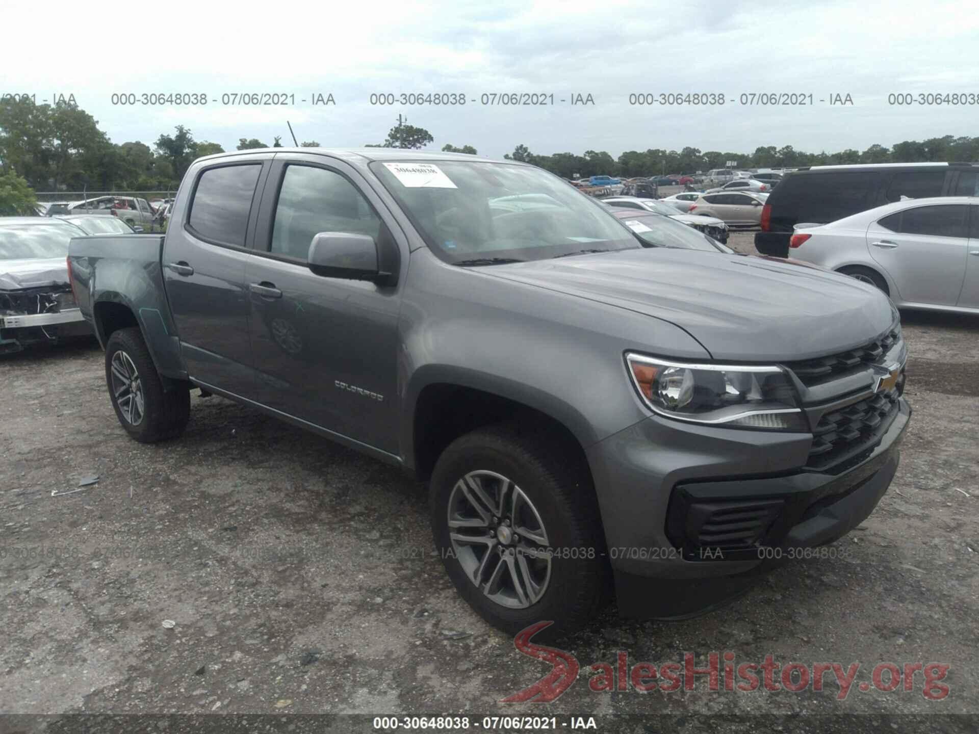 1GCGSBEN1M1172384 2021 CHEVROLET COLORADO