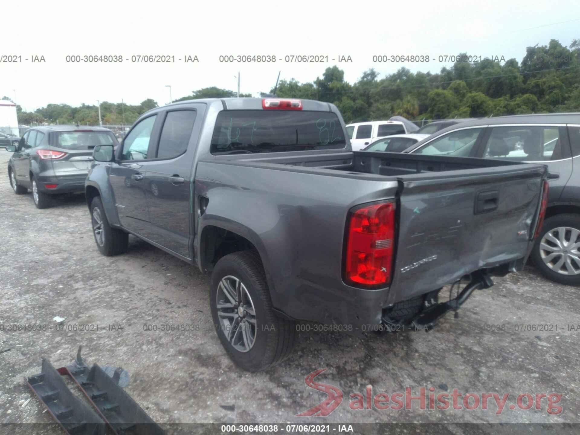 1GCGSBEN1M1172384 2021 CHEVROLET COLORADO