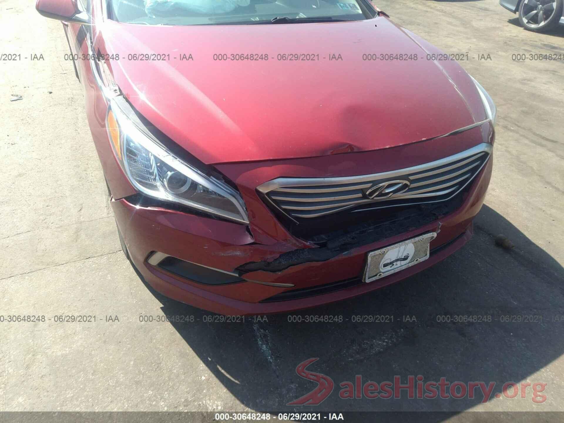 5NPE24AF5GH379973 2016 HYUNDAI SONATA