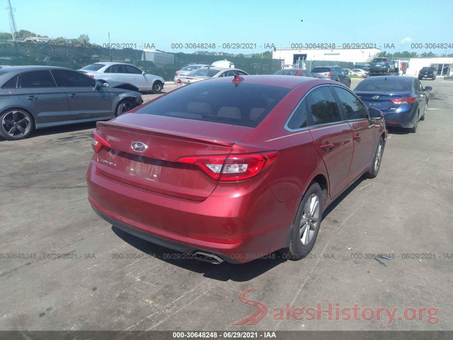 5NPE24AF5GH379973 2016 HYUNDAI SONATA