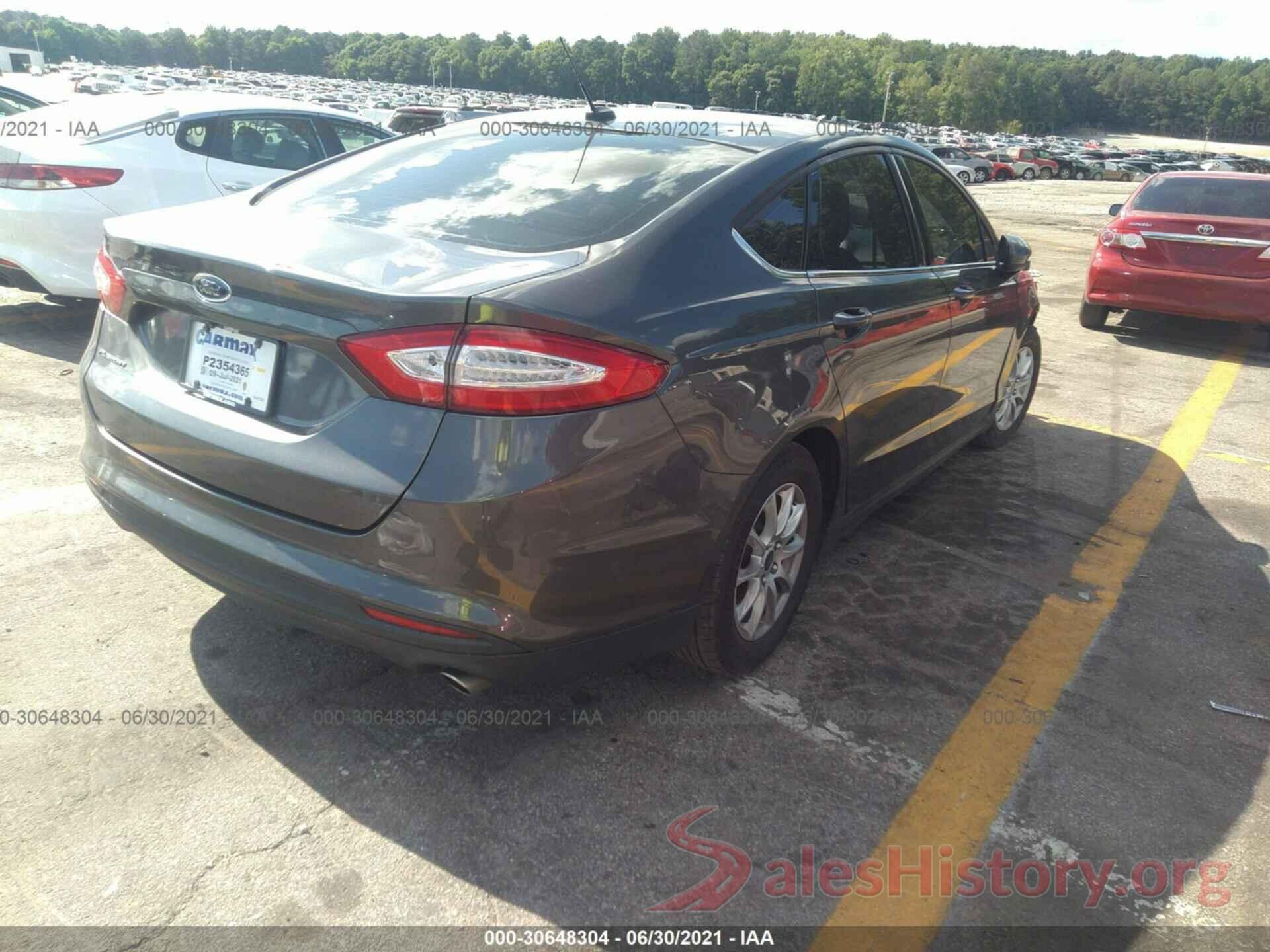 1FA6P0G77G5128005 2016 FORD FUSION