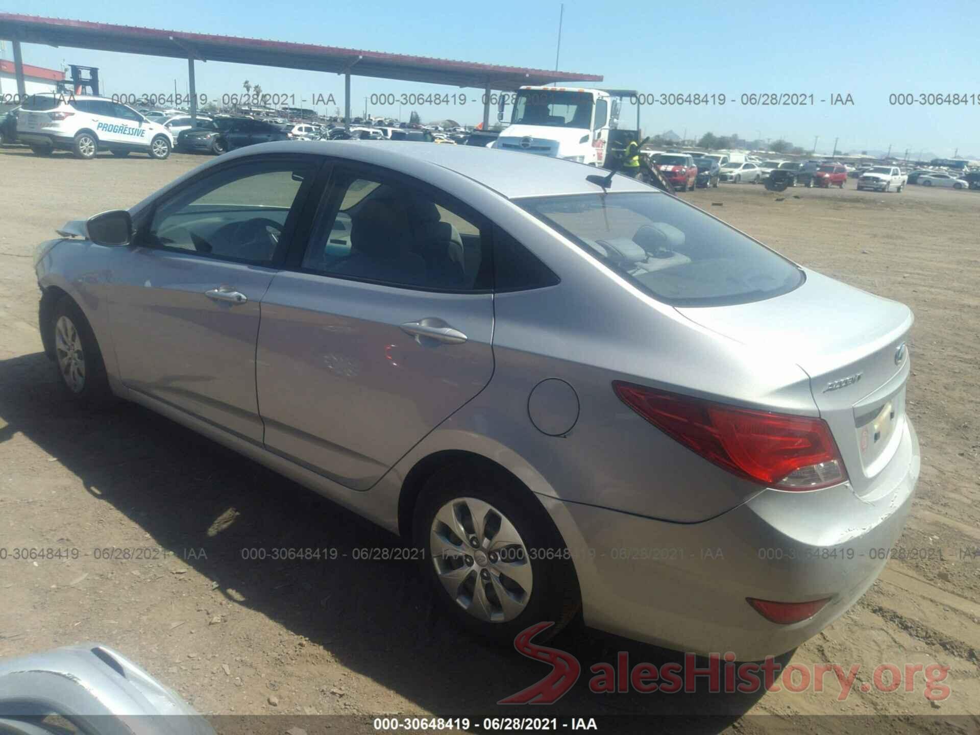 KMHCT4AE8GU071287 2016 HYUNDAI ACCENT