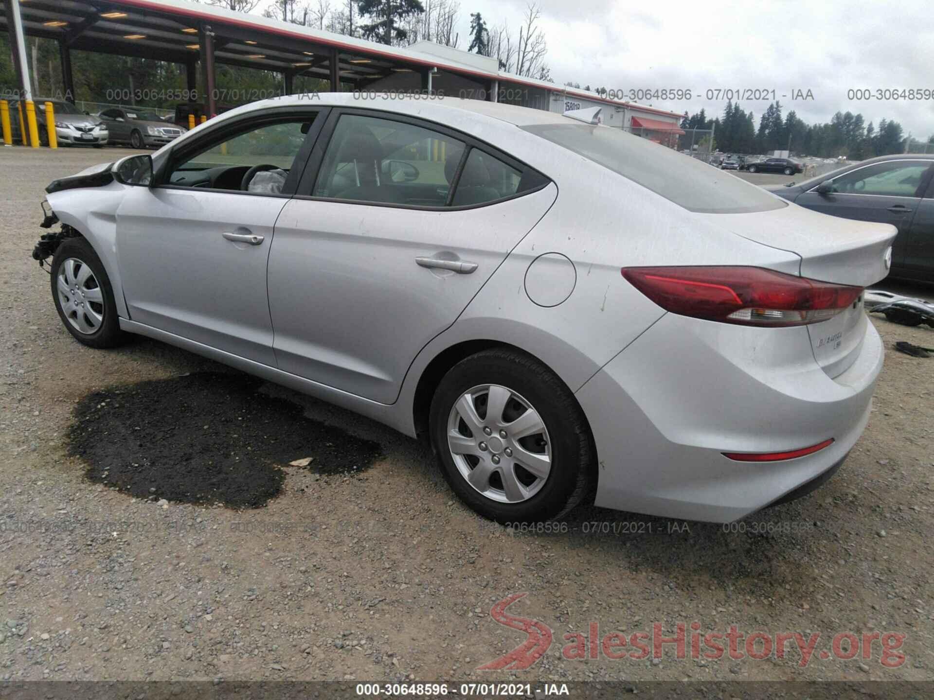 KMHD74LFXHU091105 2017 HYUNDAI ELANTRA