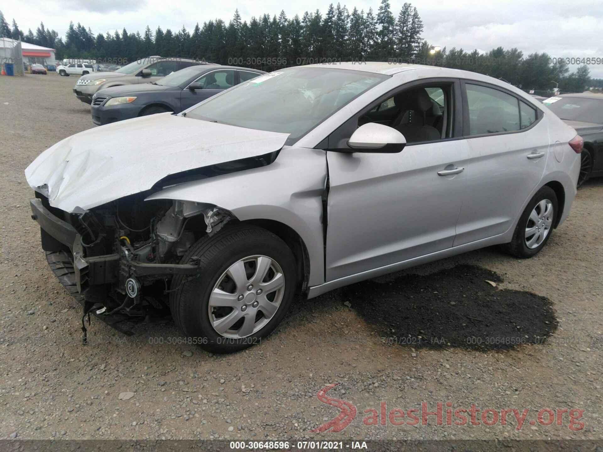 KMHD74LFXHU091105 2017 HYUNDAI ELANTRA