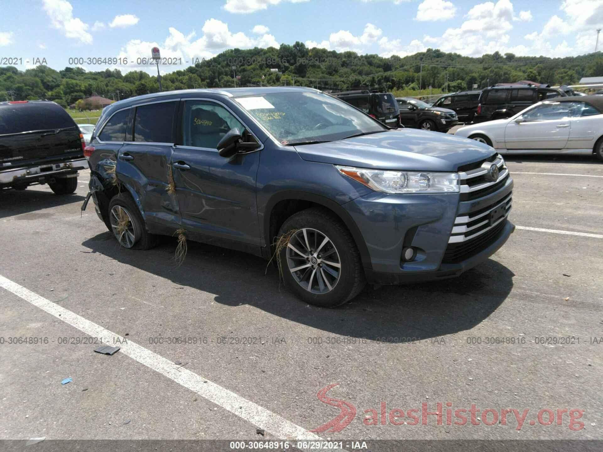 5TDJZRFH3KS971408 2019 TOYOTA HIGHLANDER