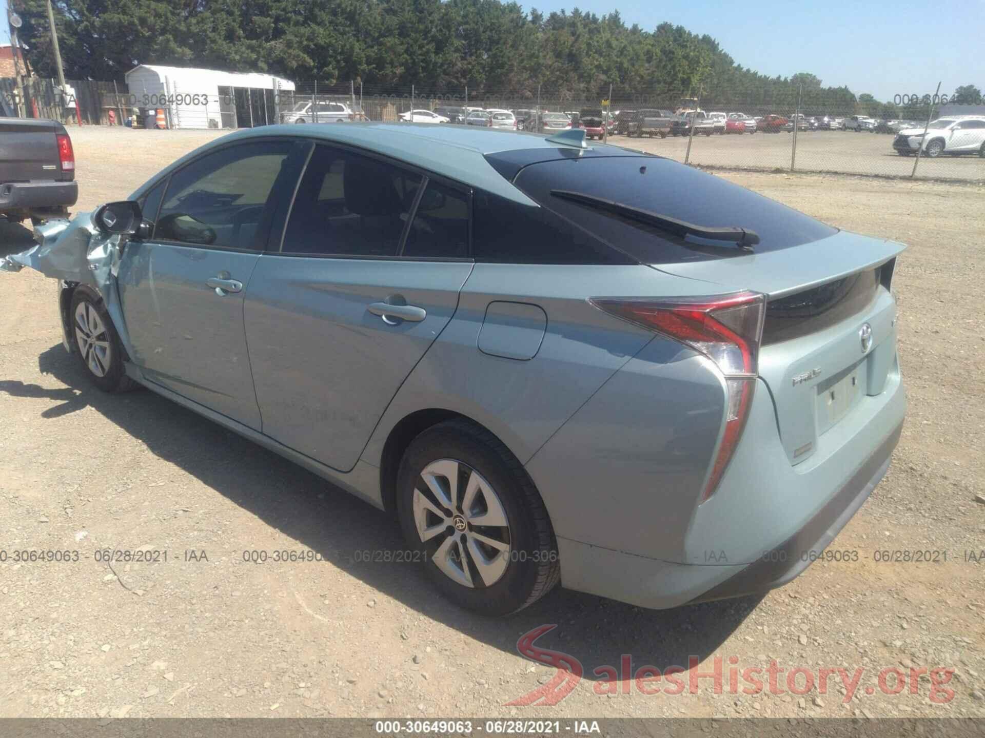 JTDKARFU7G3002020 2016 TOYOTA PRIUS