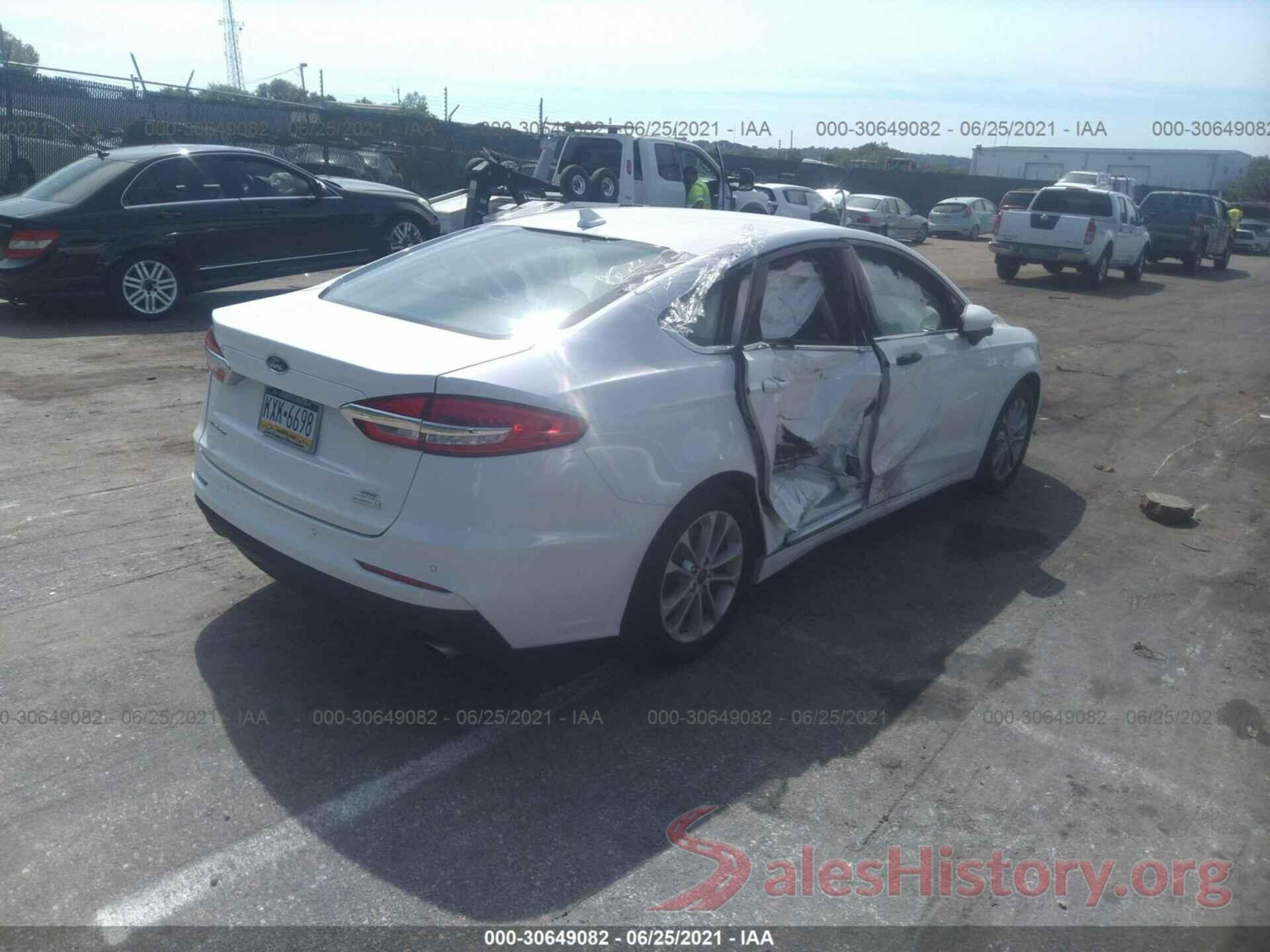 3FA6P0HDXKR158688 2019 FORD FUSION